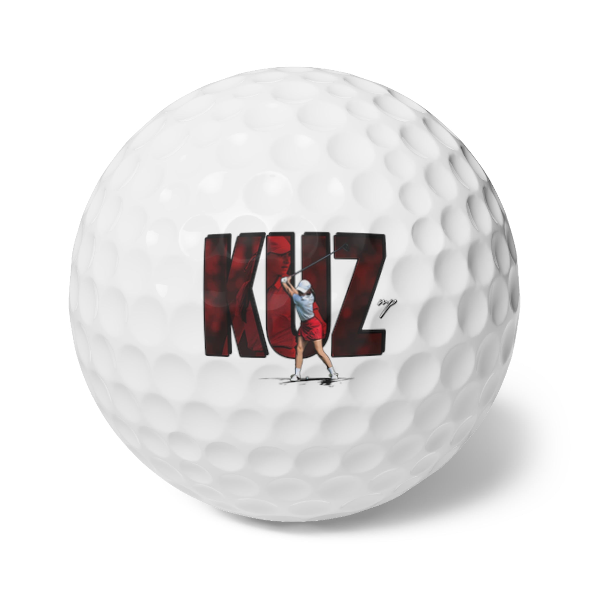 Camille Kuznik Golf Balls, 6pc