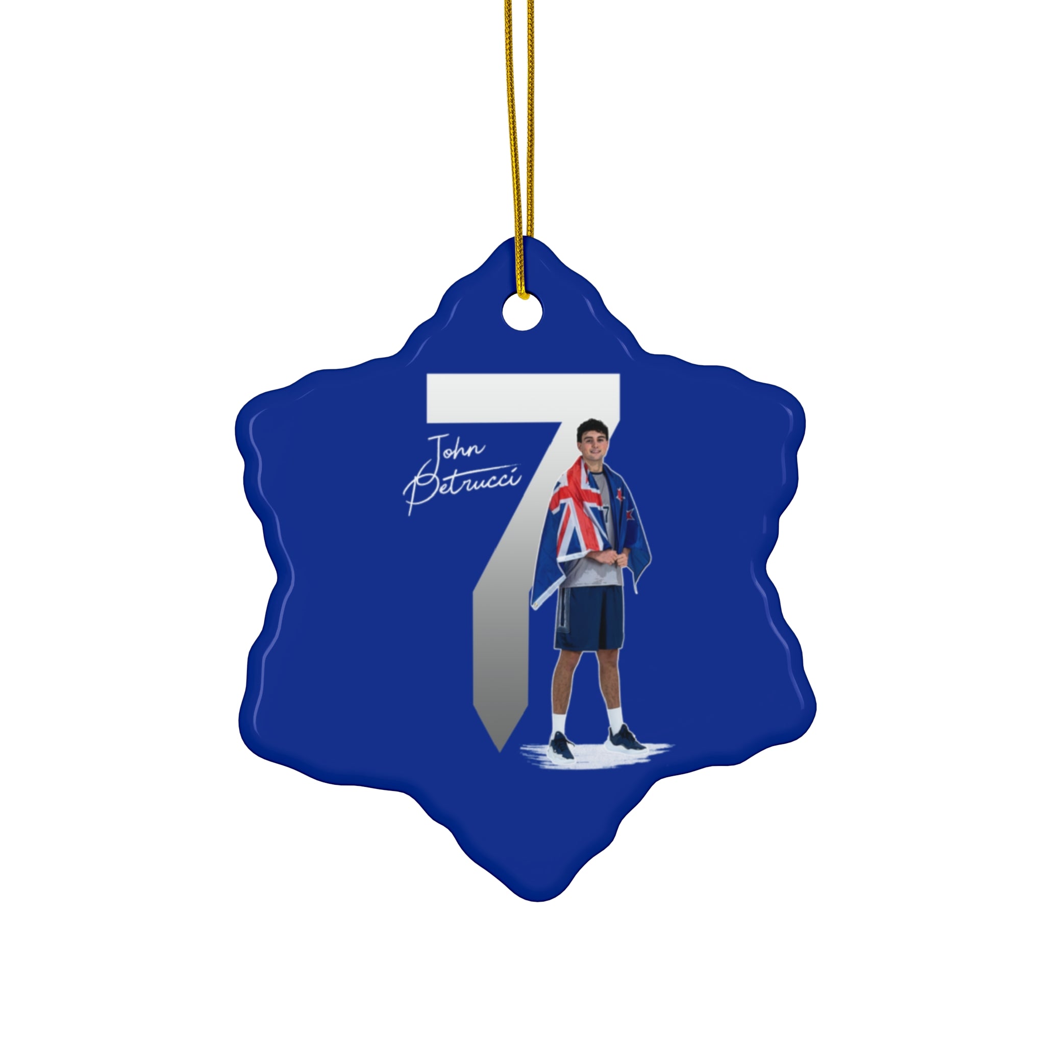 John Petrucci Ceramic Ornament