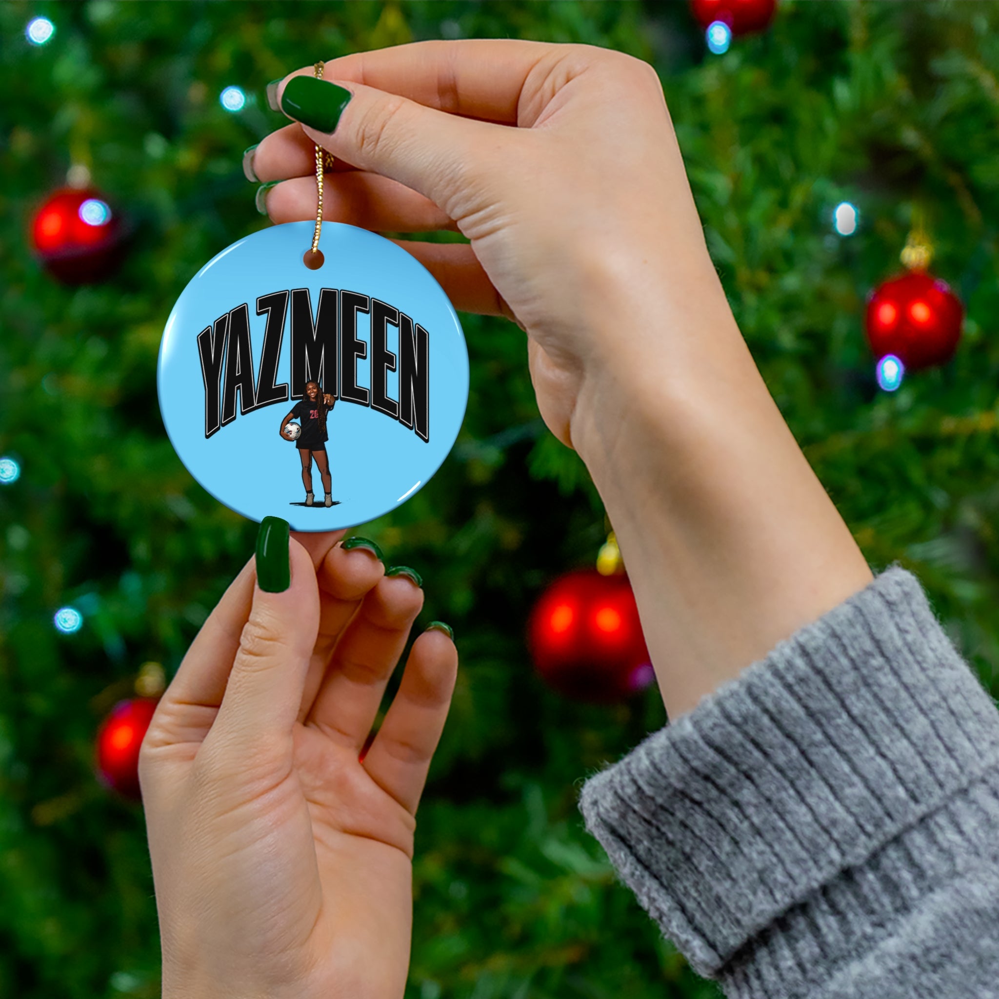Yazmeen Smith Ceramic Ornament