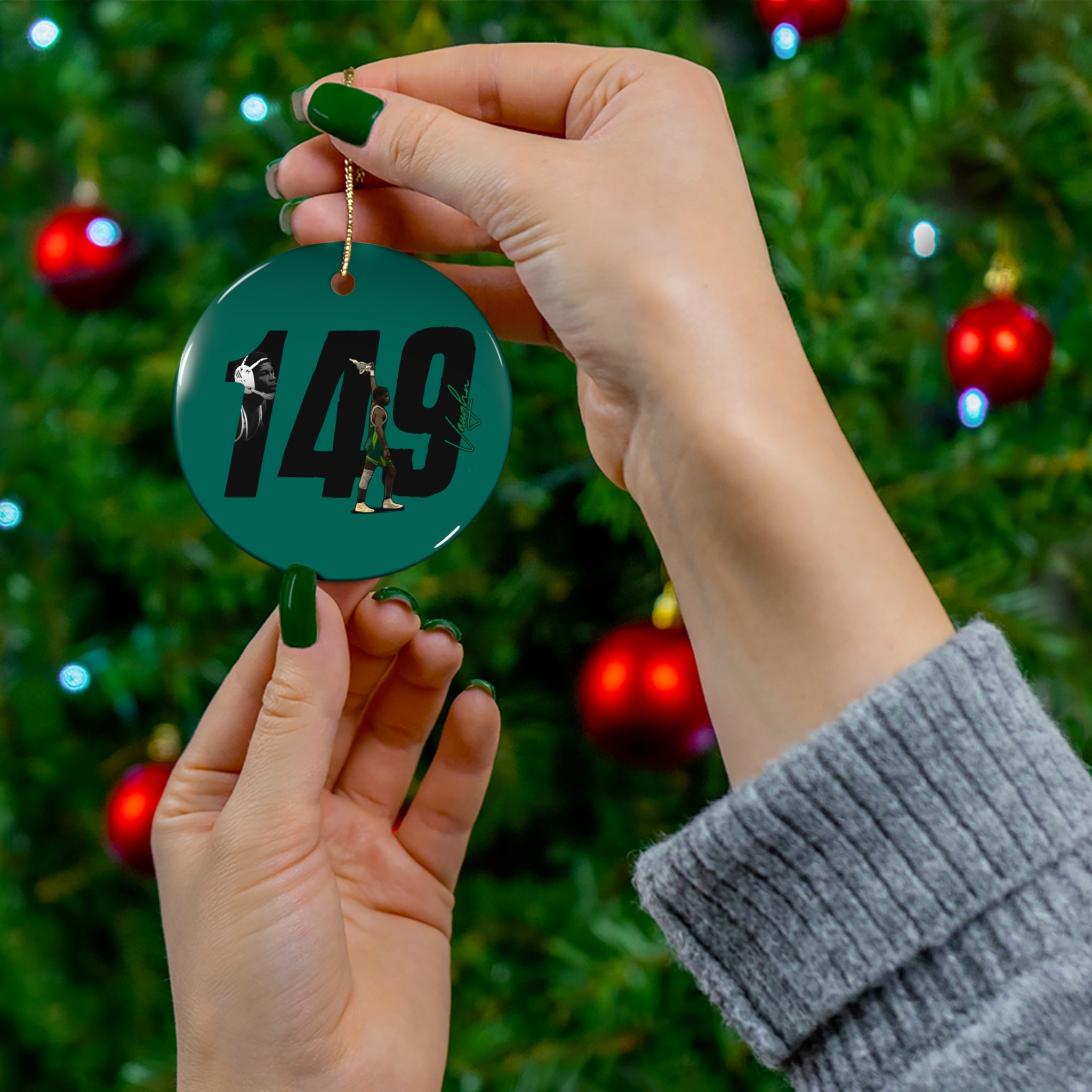 Braylon Vaughn Ceramic Ornament