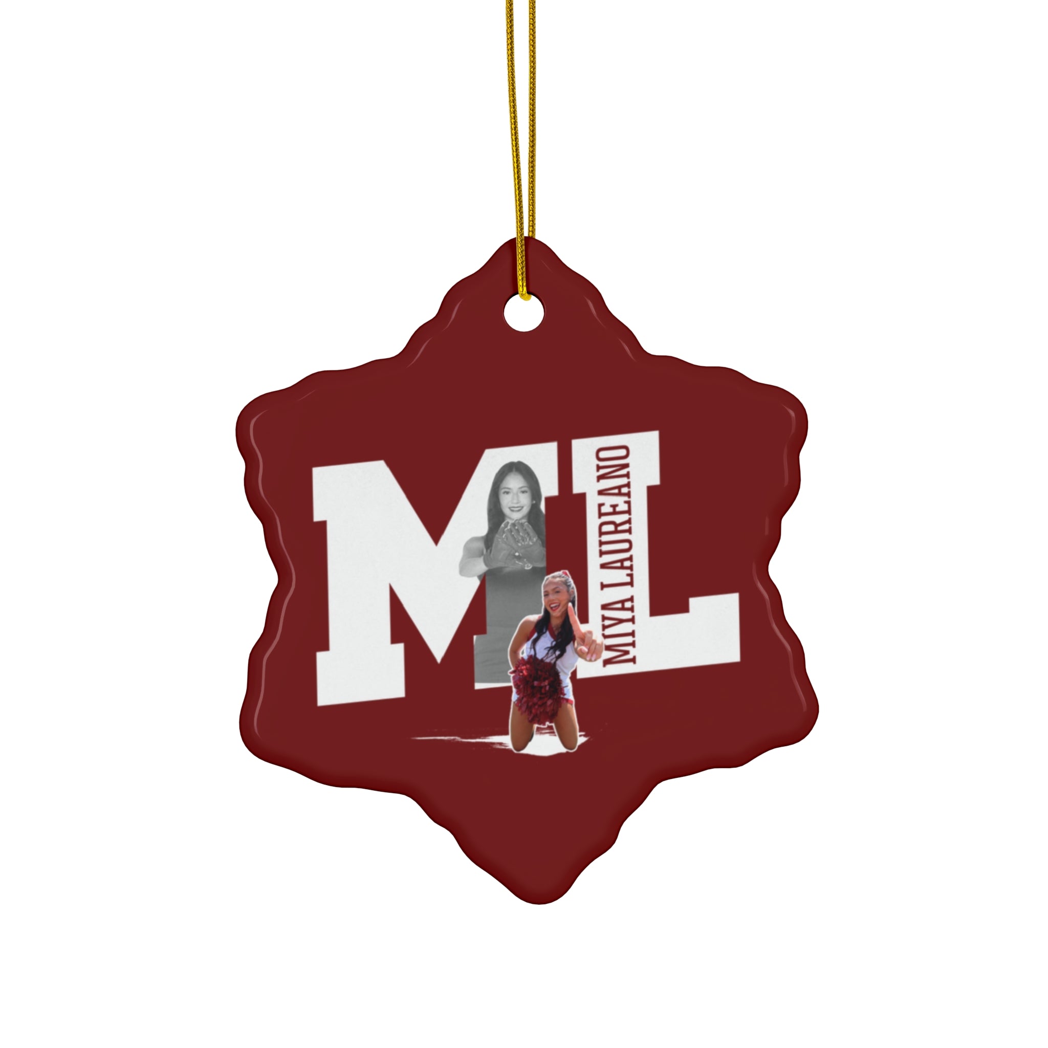 Miya Laureano Ceramic Ornament