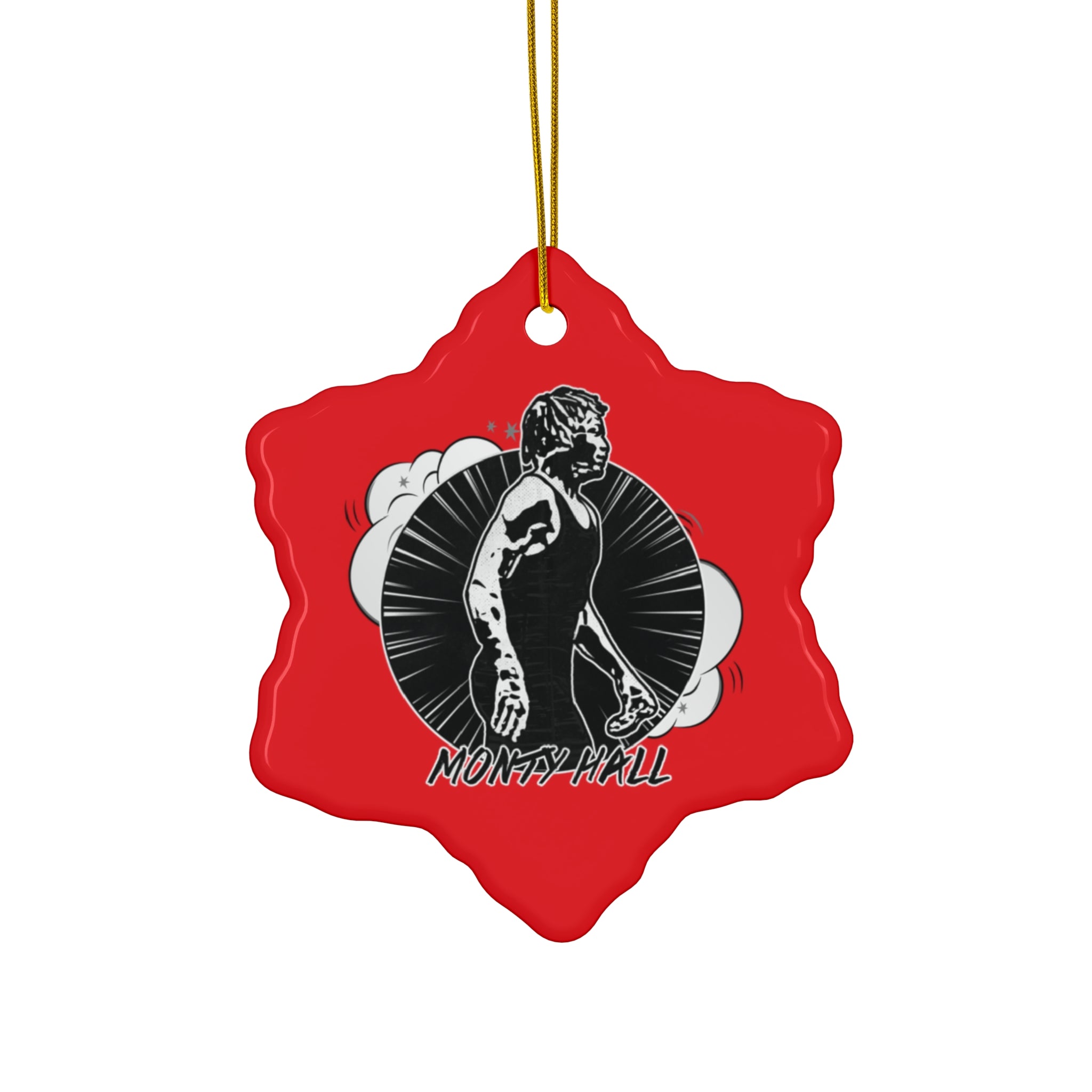 M. Hall Ceramic Ornament