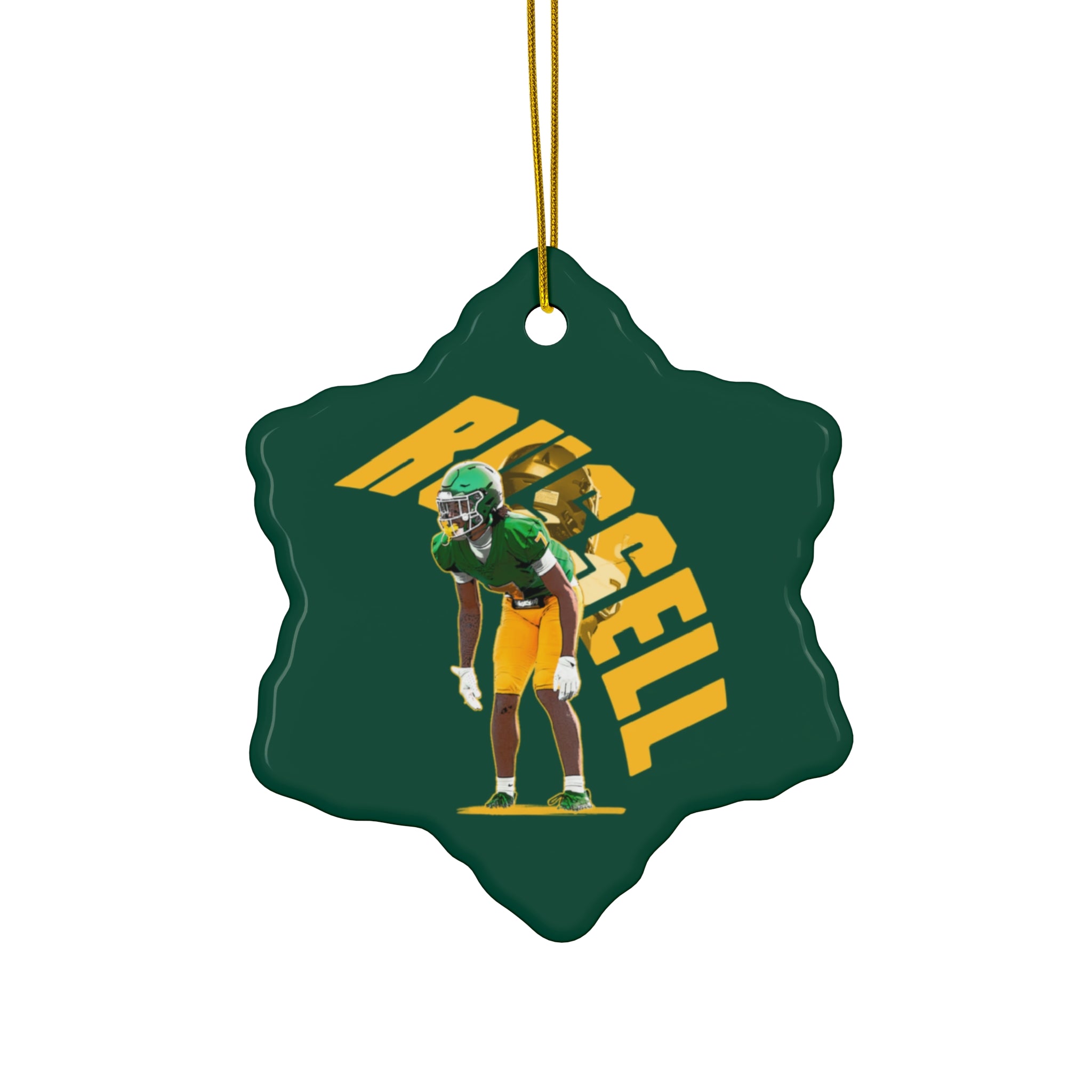 Deron Russell Ceramic Ornament