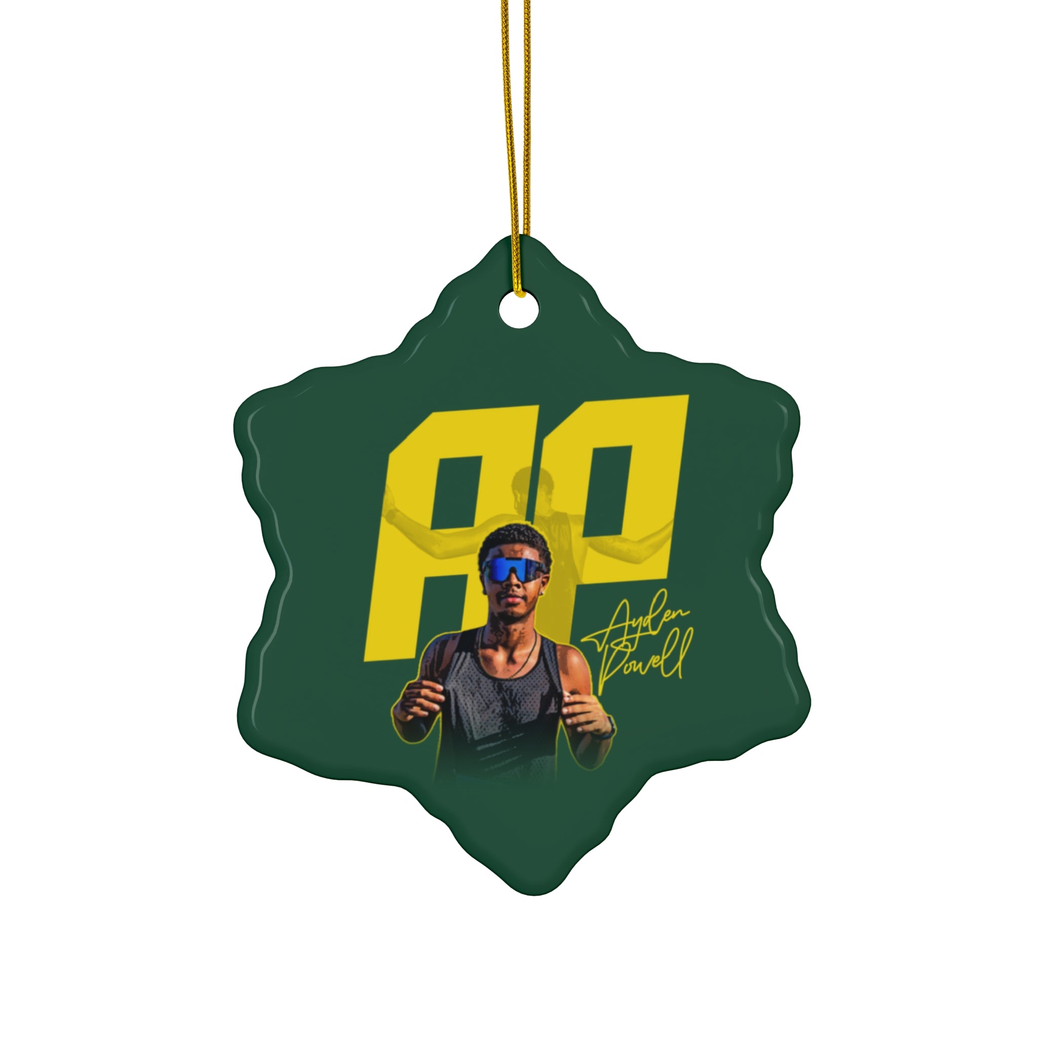 Ayden Powell Ceramic Ornament