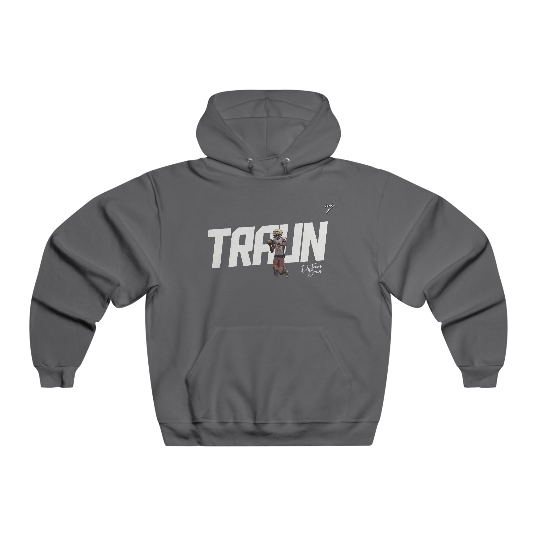 De'Traun Brown Vintage Hoodie