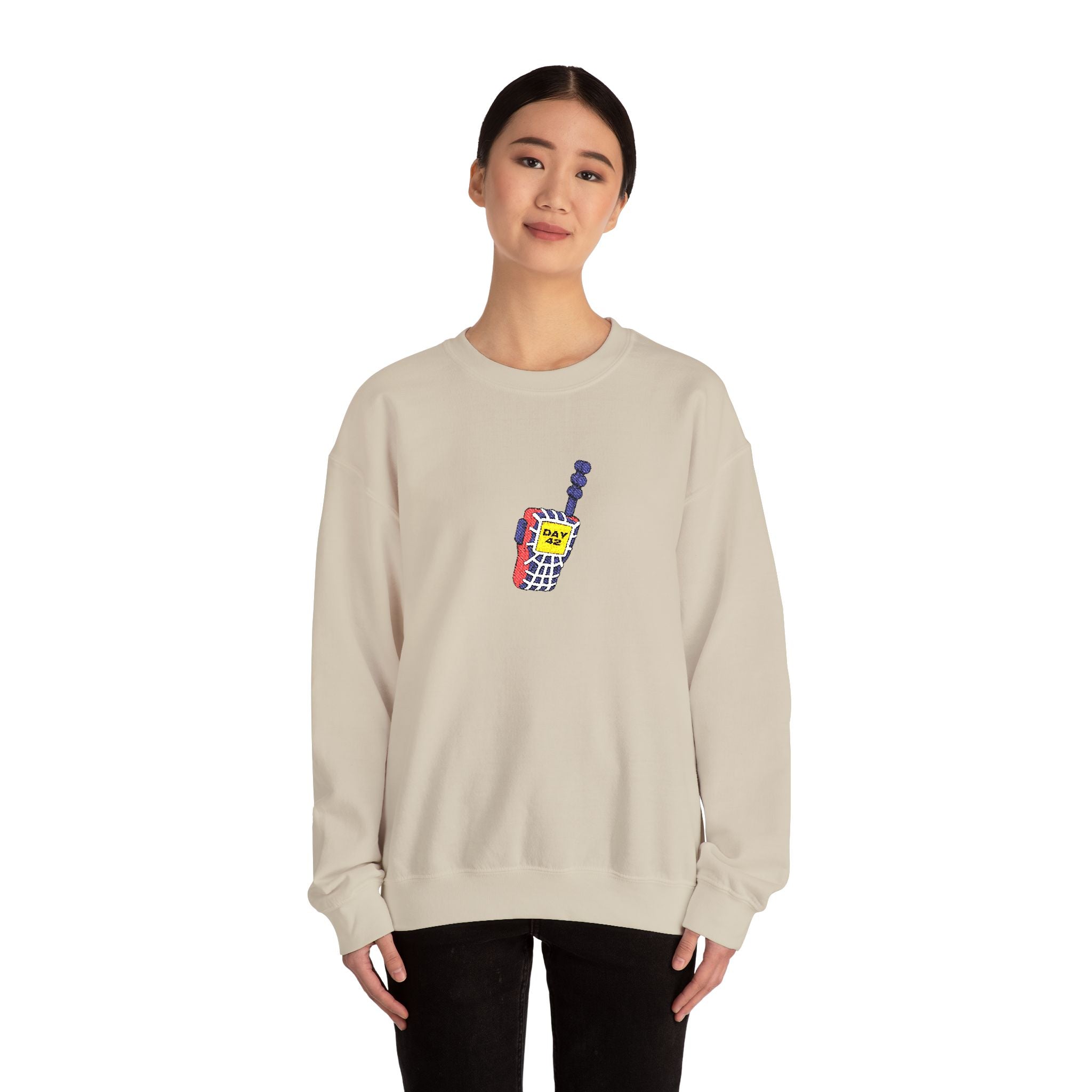 Bucket Merch Embroidered Crewneck