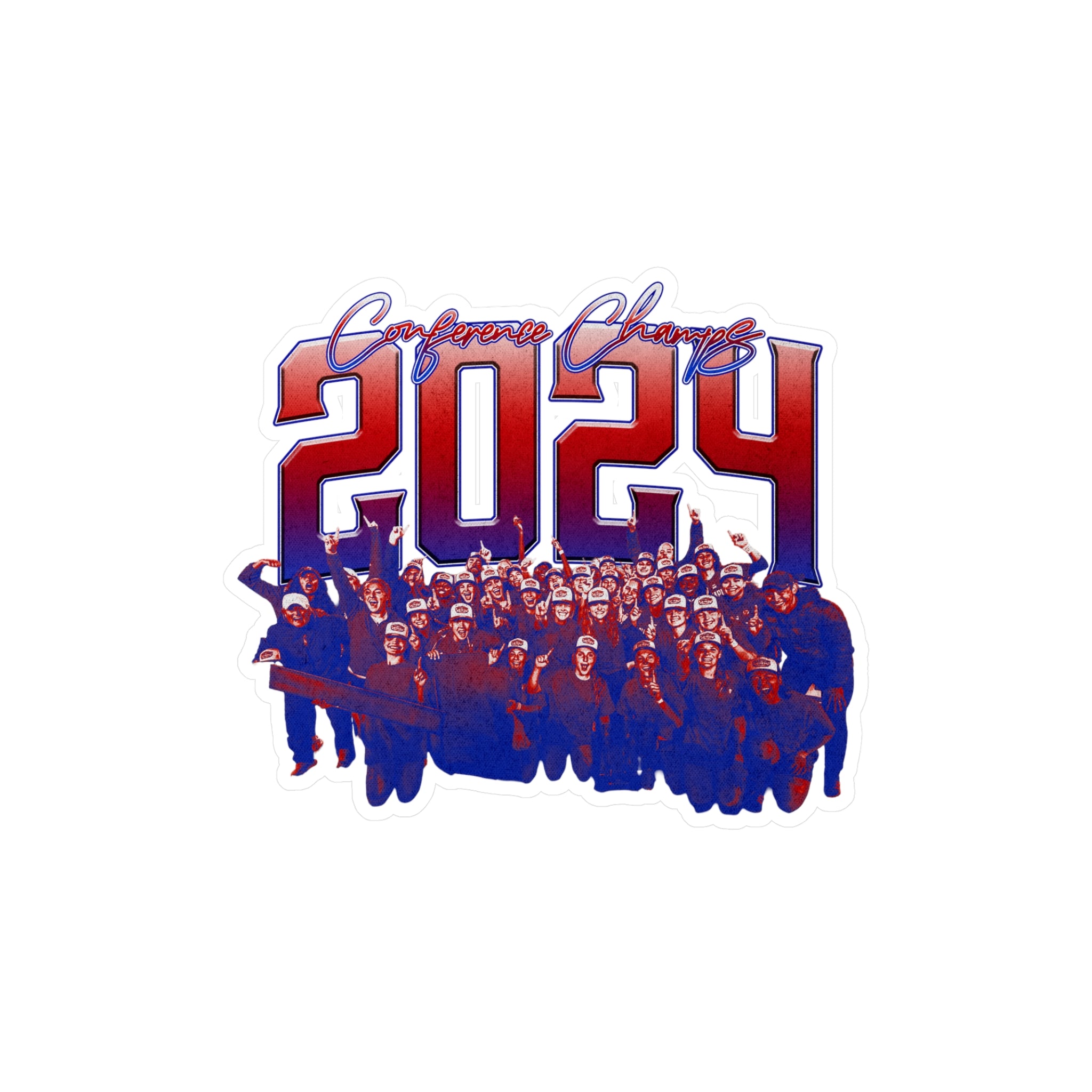 Kansas Soccer Conference Champs Vinyl Decals
