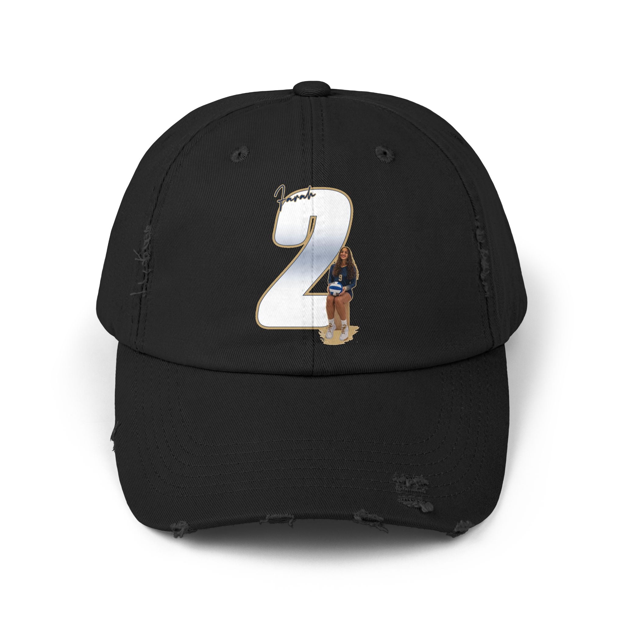 Farah Helmy Distressed Dad Cap