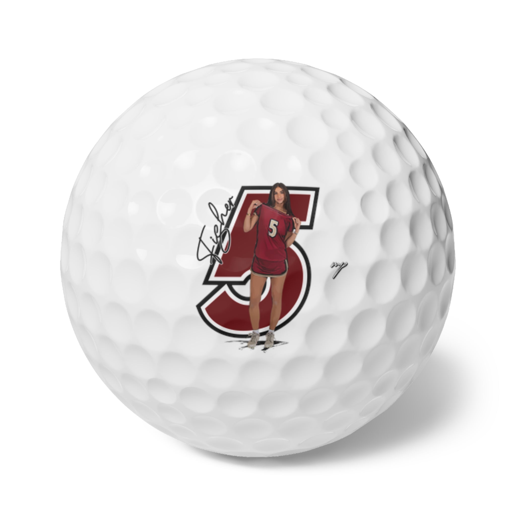 Sammy Fisher Golf Balls, 6pc