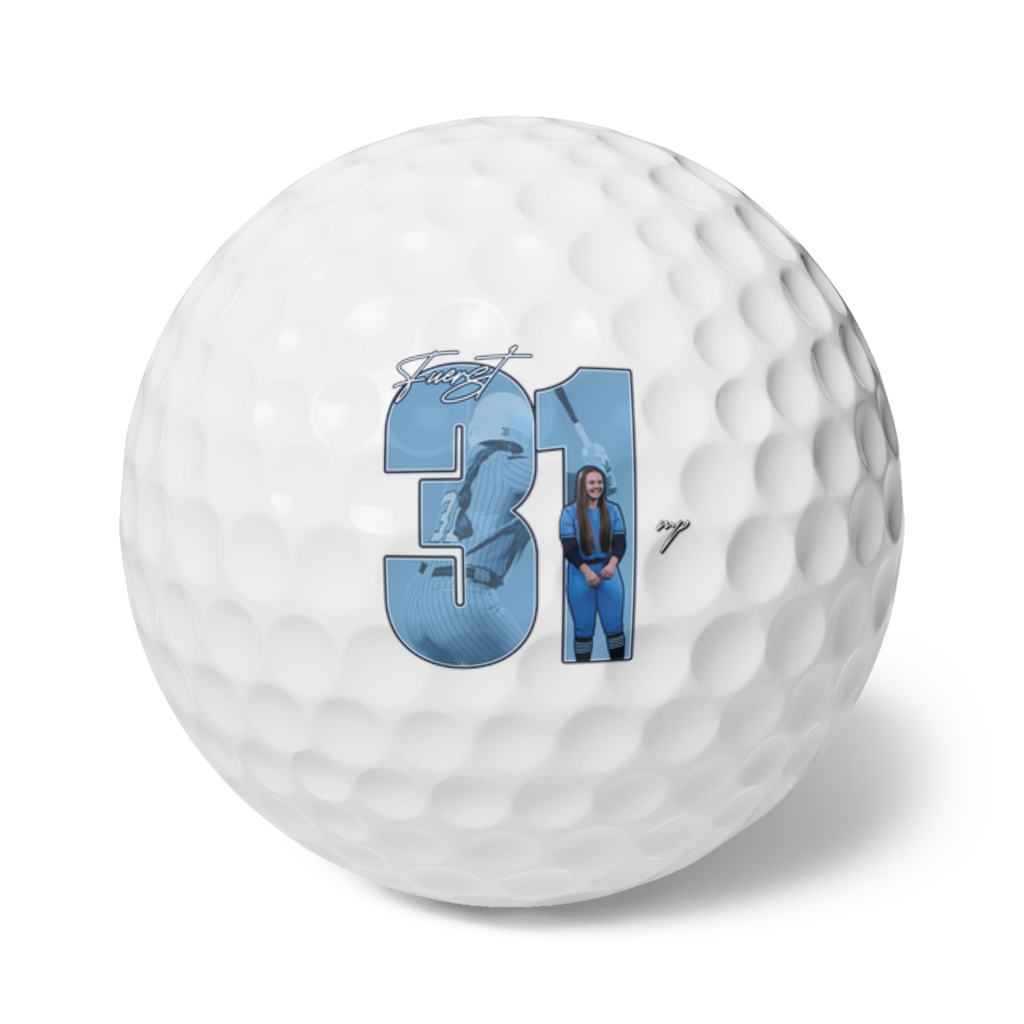 Rachael Fuerst Golf Balls, 6pc