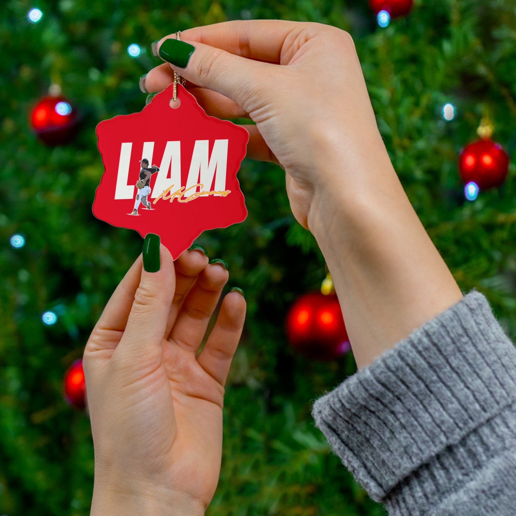 Liam McGinness Ceramic Ornament
