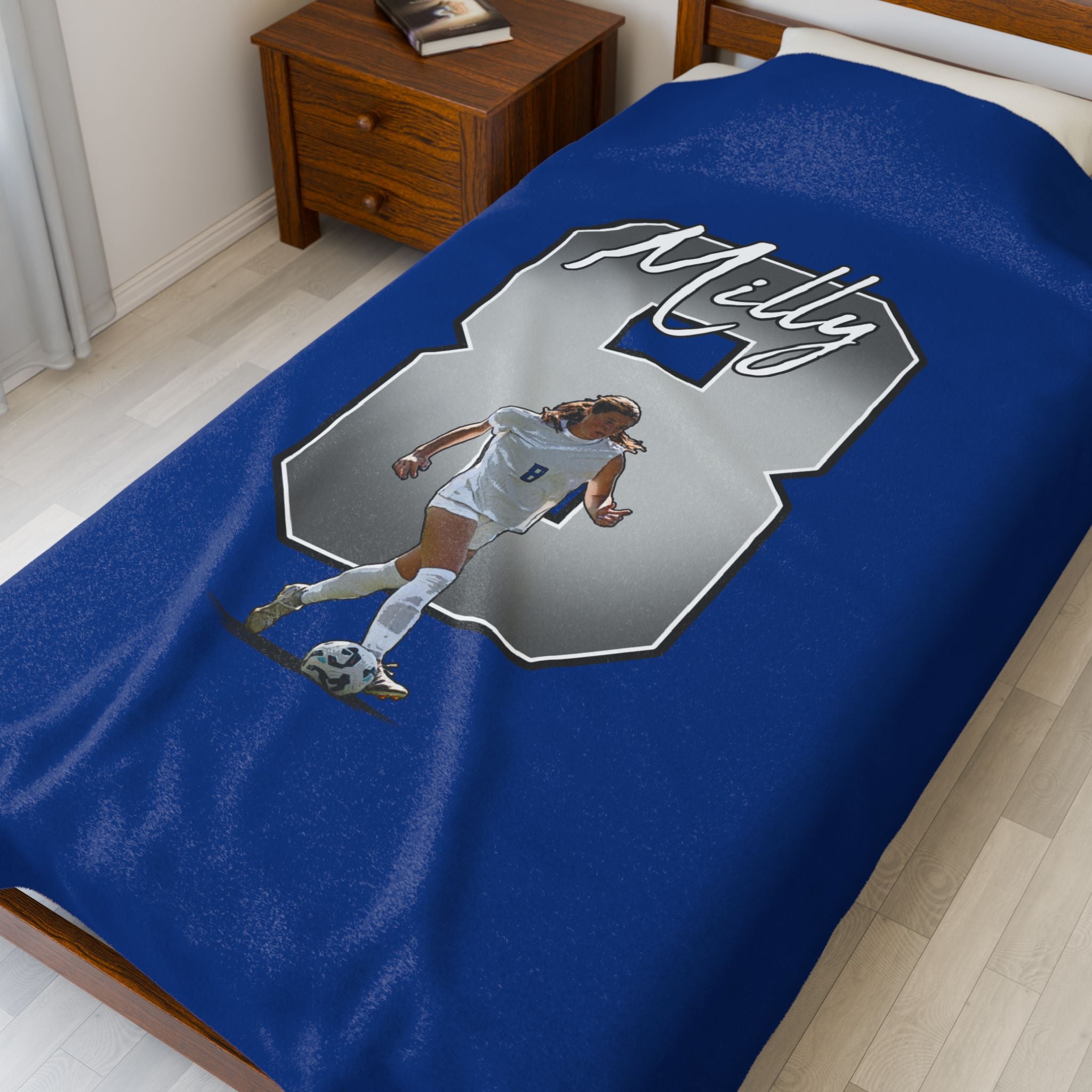 Ashley Miller Velveteen Plush Blanket