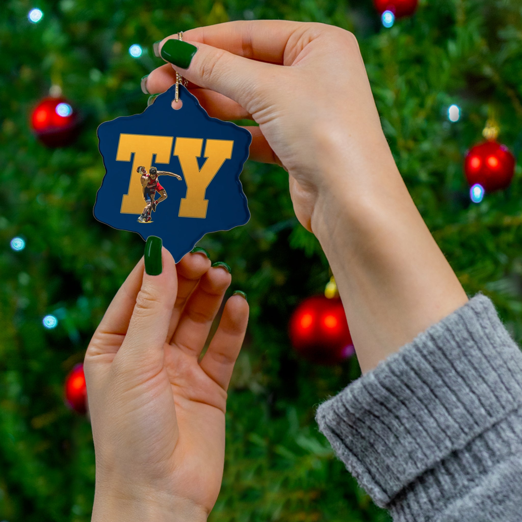 Ty Tice Ceramic Ornament