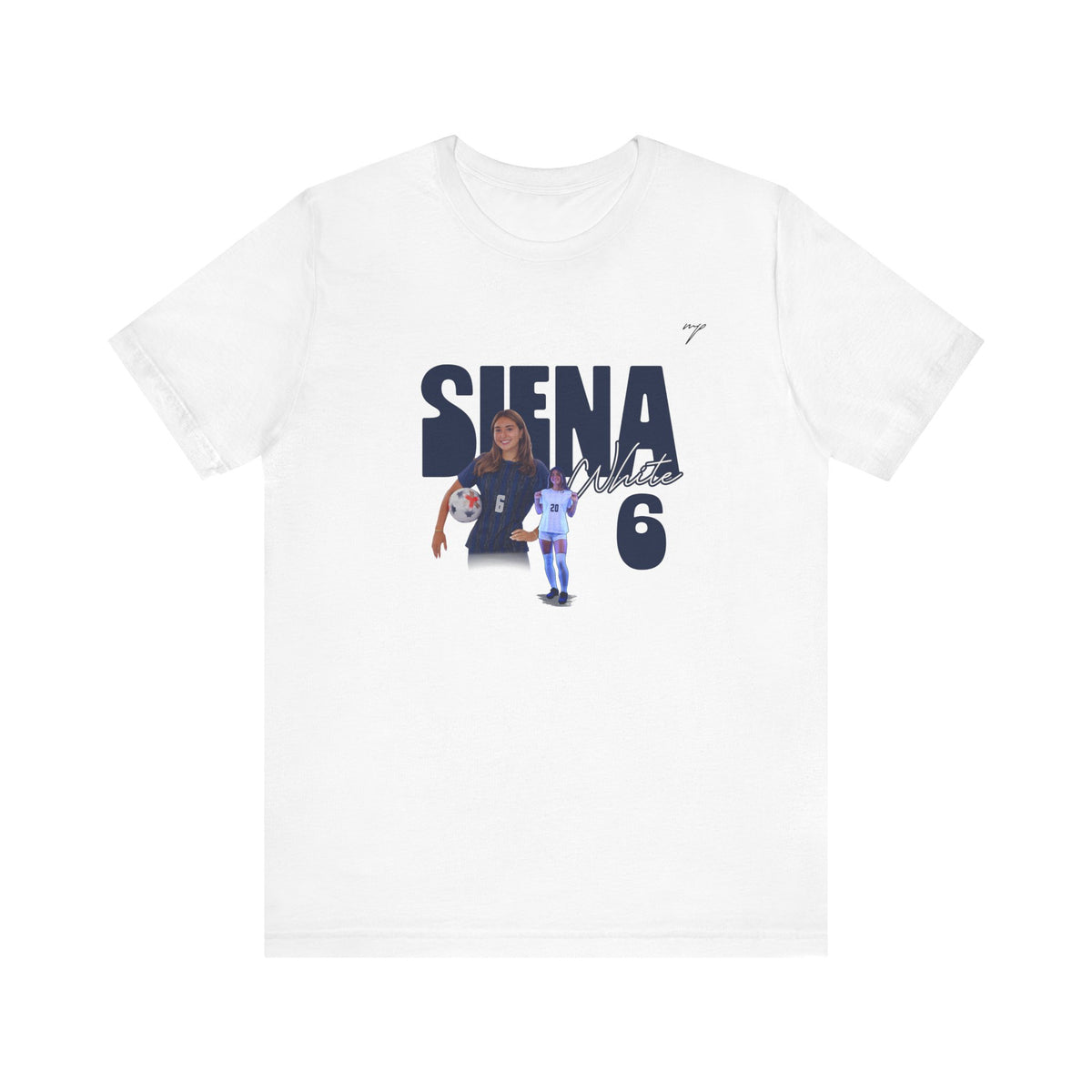 Siena White Graphic Tee