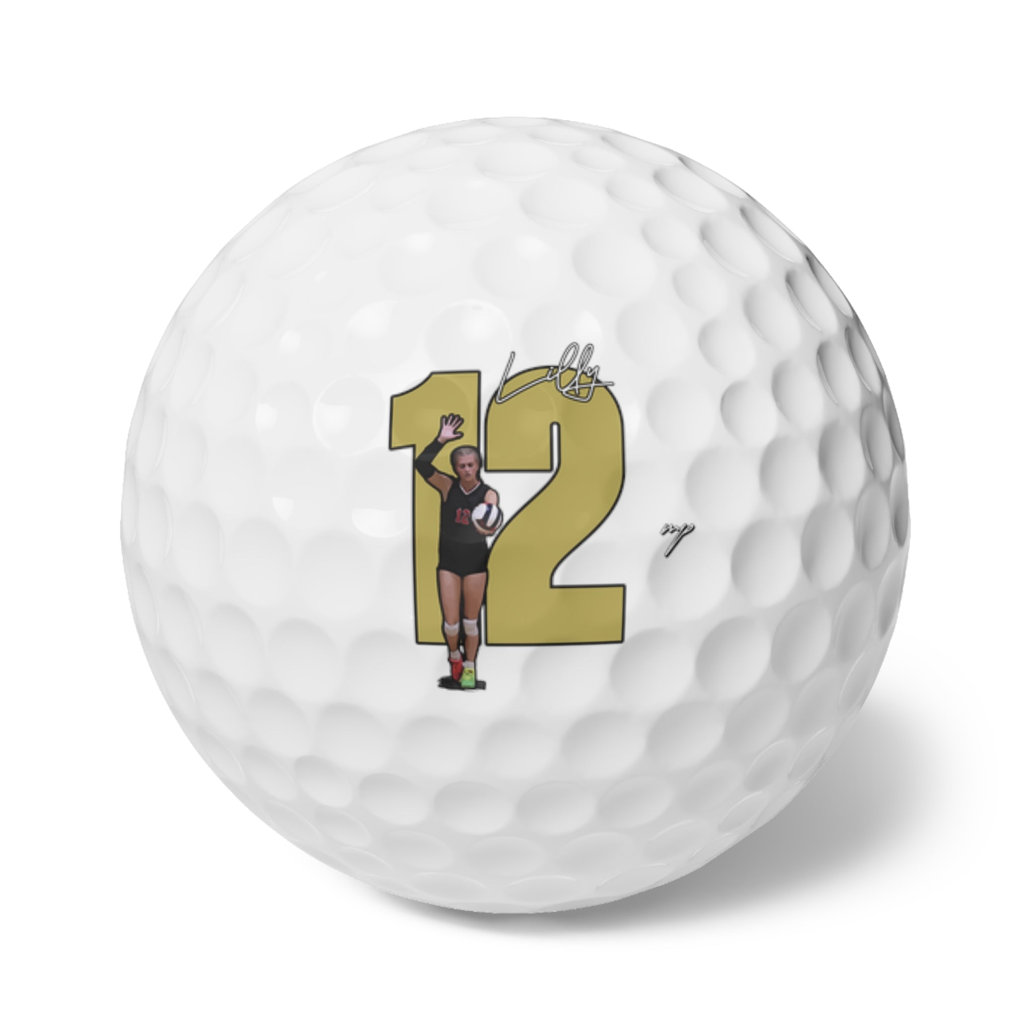 Lilly Henderson Golf Balls, 6pc