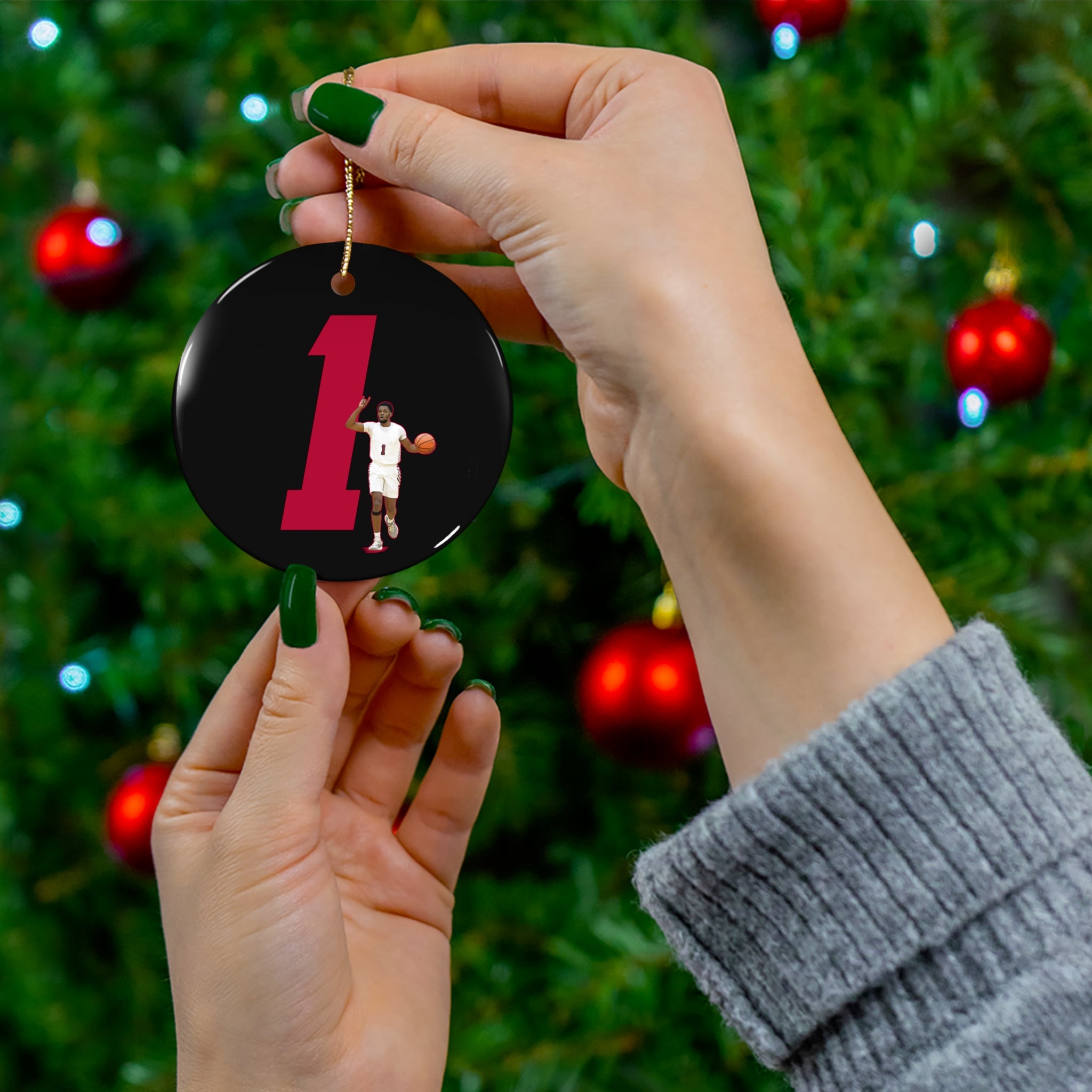 Nas Johnson Ceramic Ornament