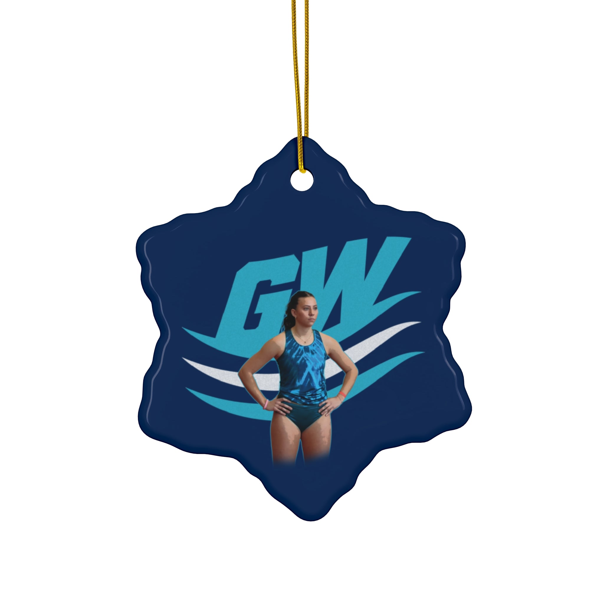 Grace Wolfe Ceramic Ornament