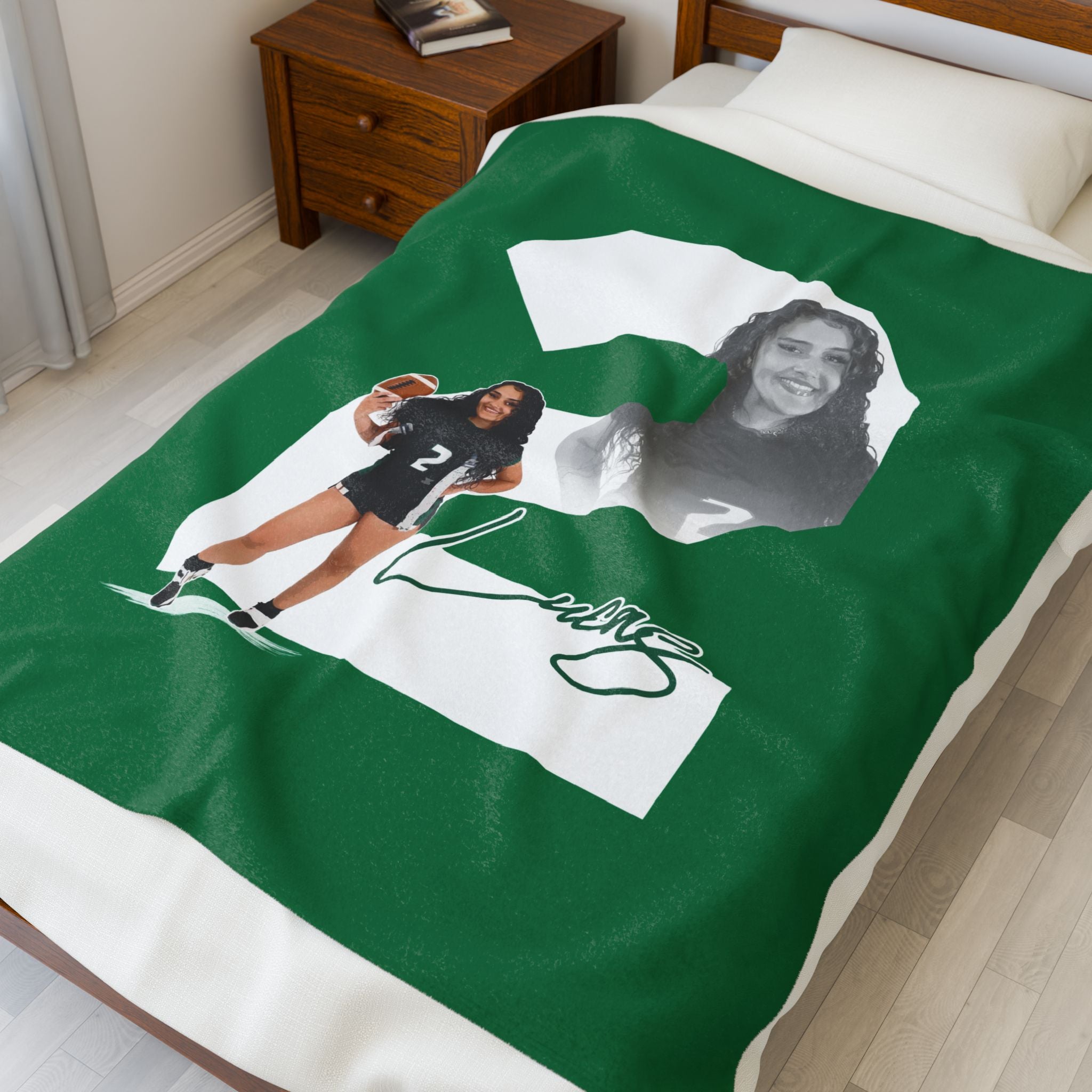 Jaylianie Lucas Velveteen Plush Blanket