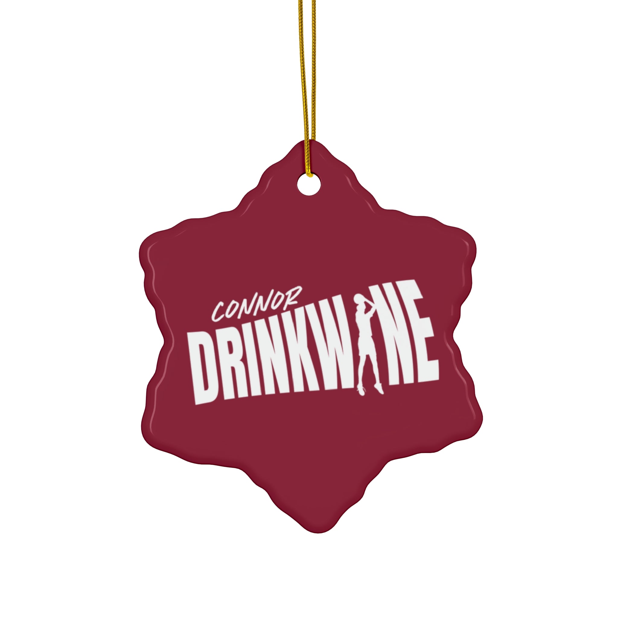 Connor Drinkwine Ceramic Ornament
