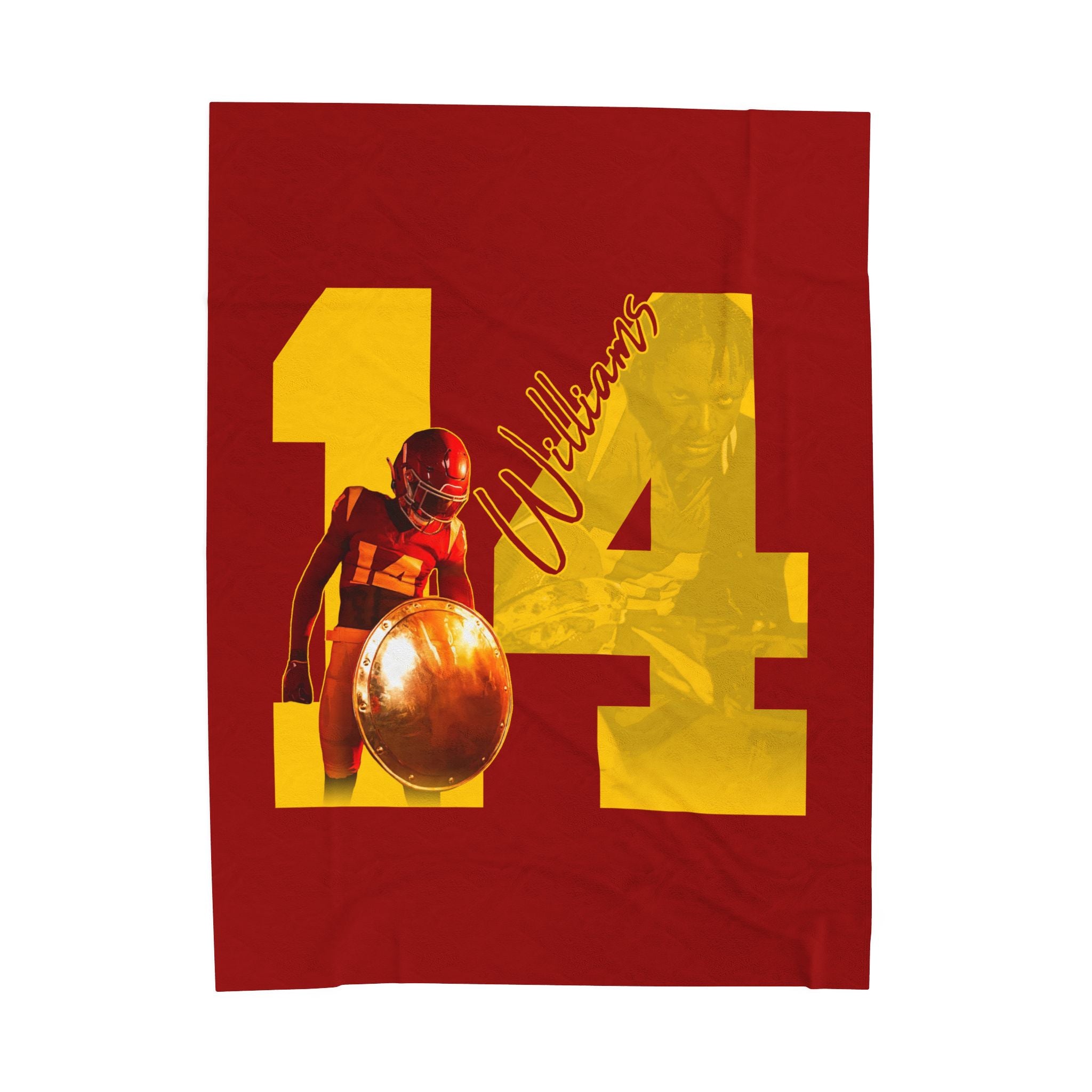 Andrew Williams Velveteen Plush Blanket