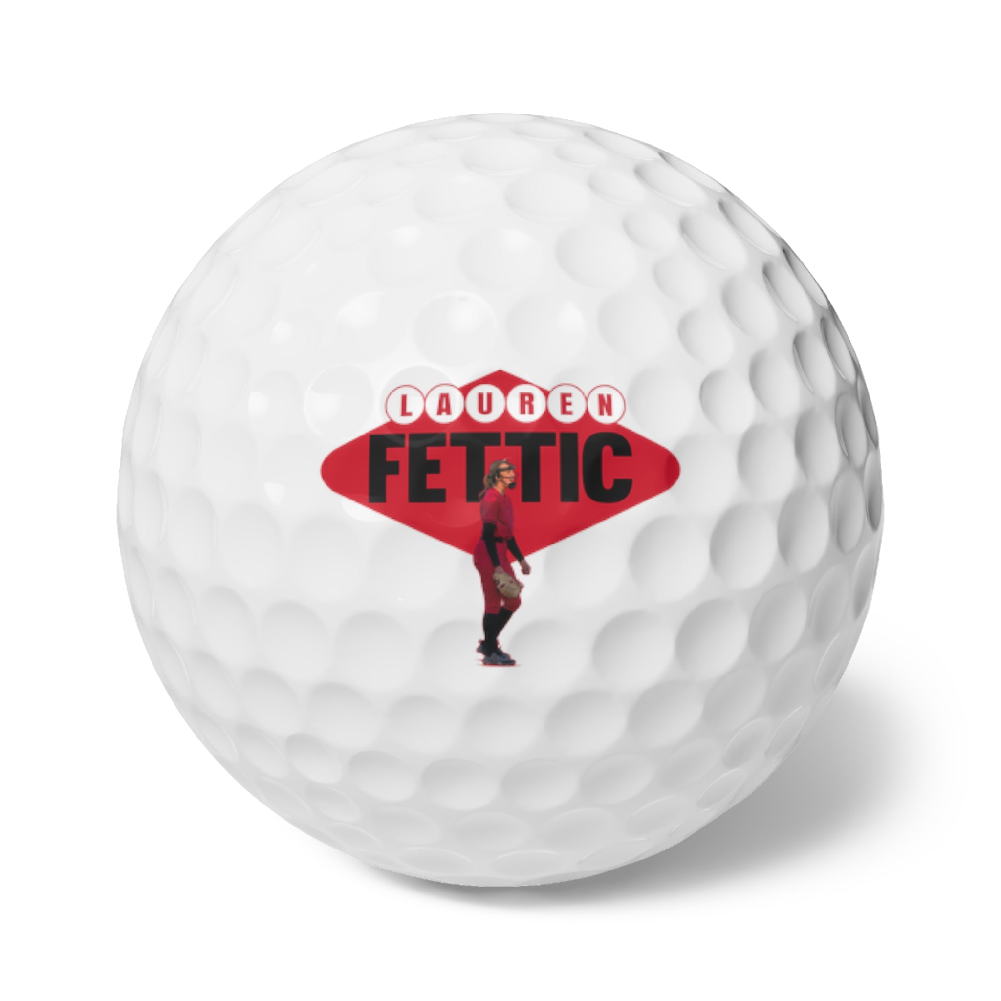 Lauren Fettic Golf Balls, 6pc