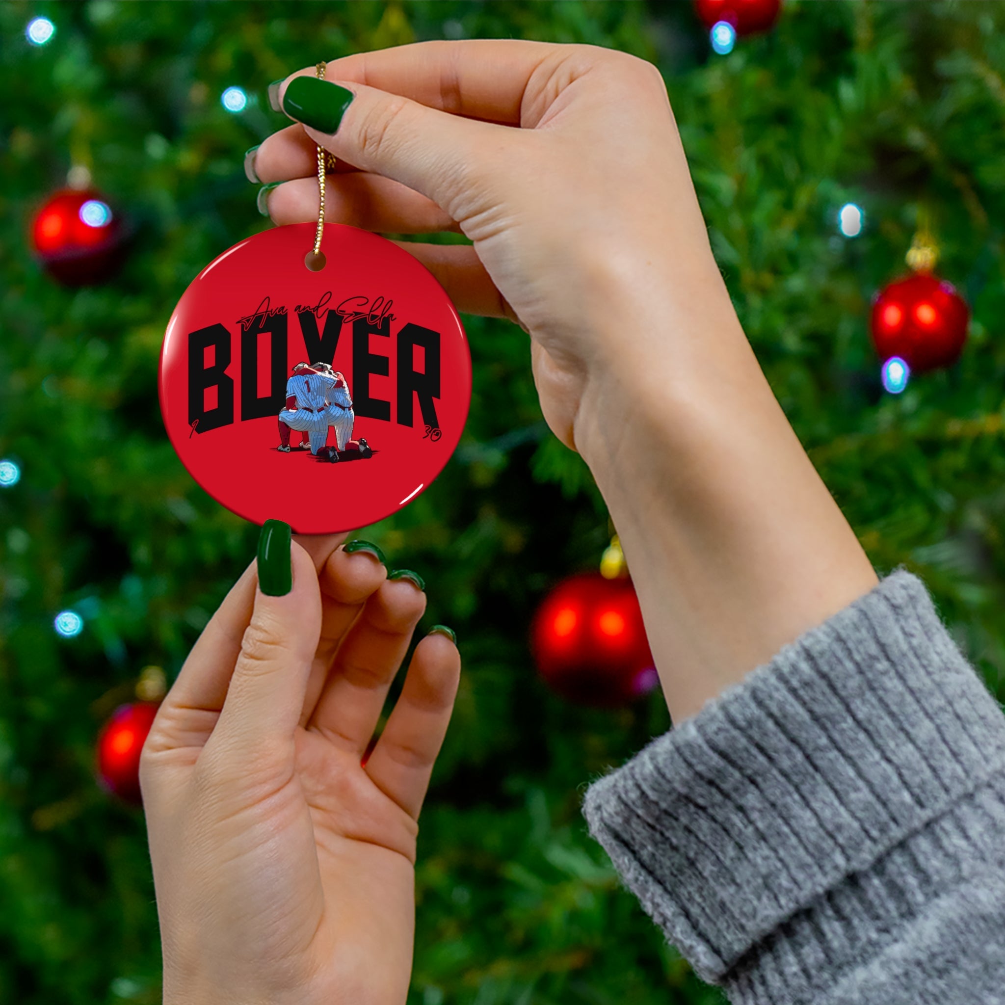 Ella Boyer Ceramic Ornament