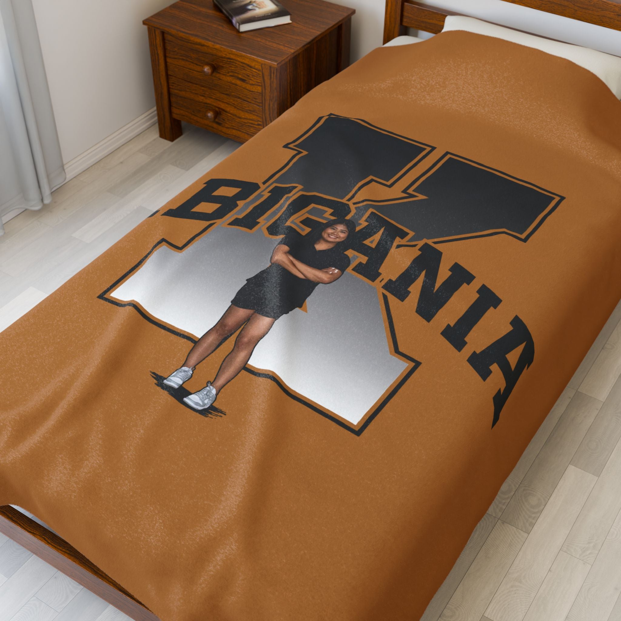 Katelyn Abigania Velveteen Plush Blanket