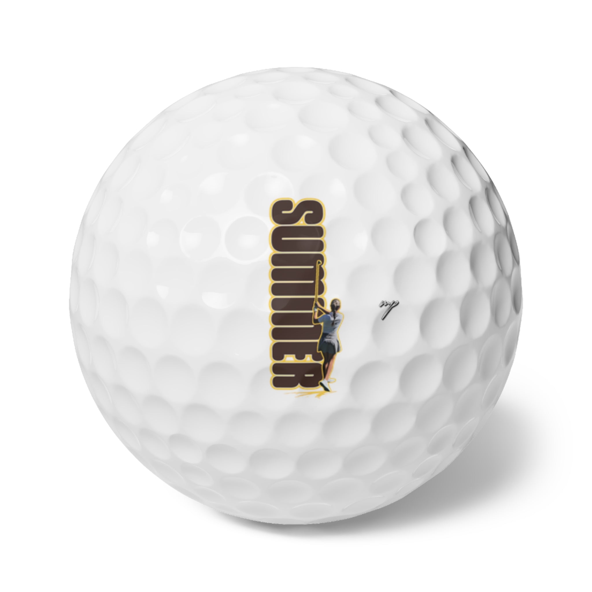 Summer Griffiths Golf Balls, 6pc