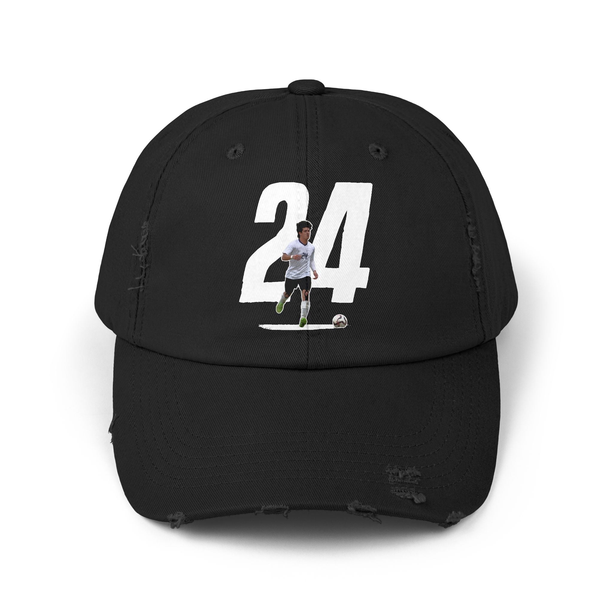 David Posso Distressed Dad Cap