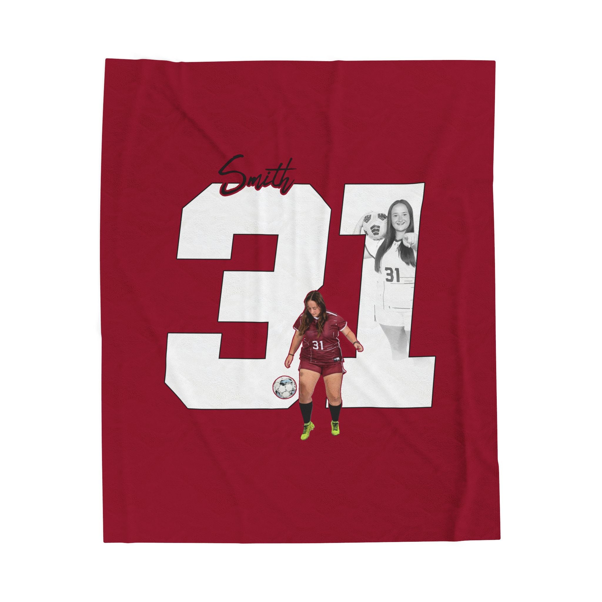 Marie Smith Velveteen Plush Blanket