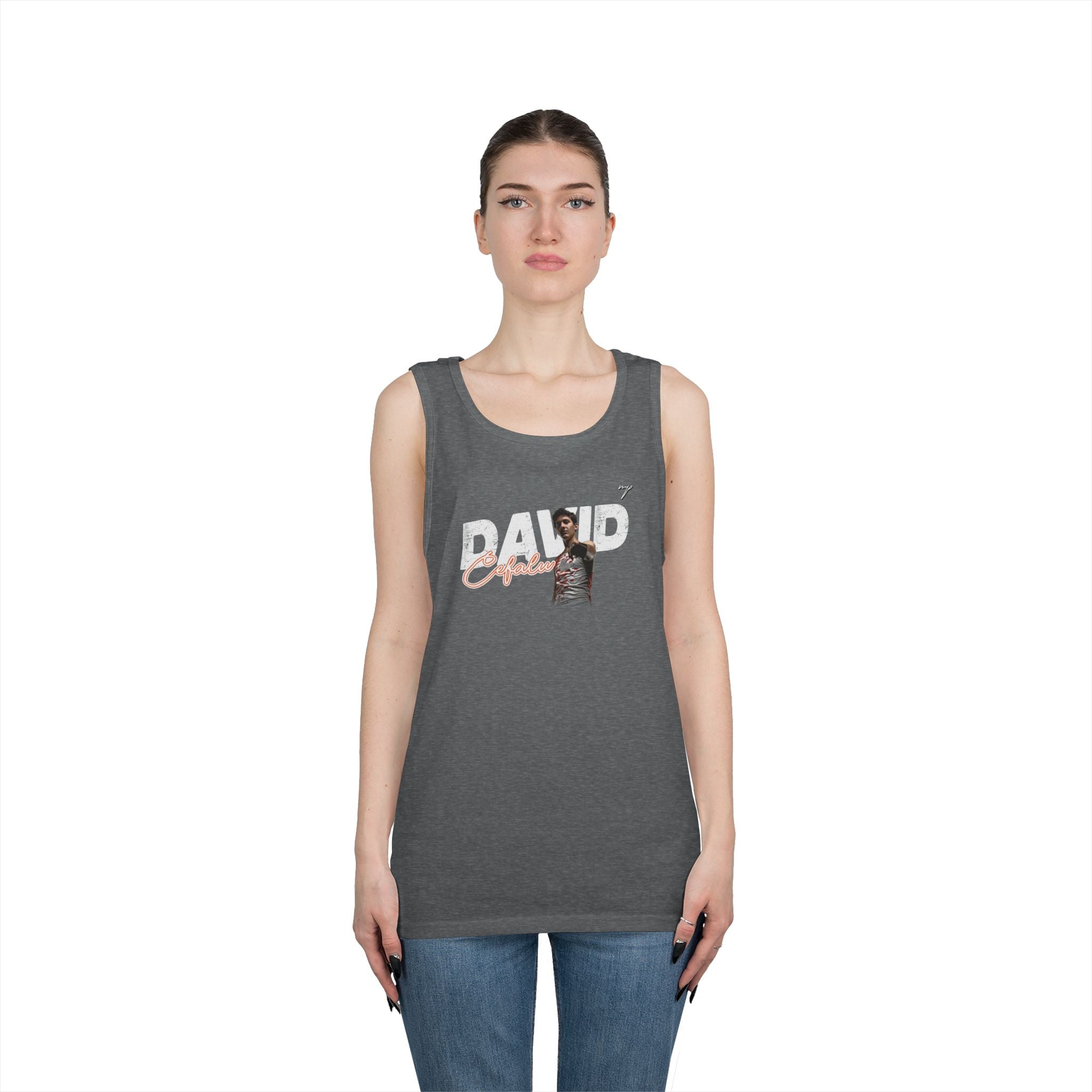David Cefalu Unisex Cotton Tank Top