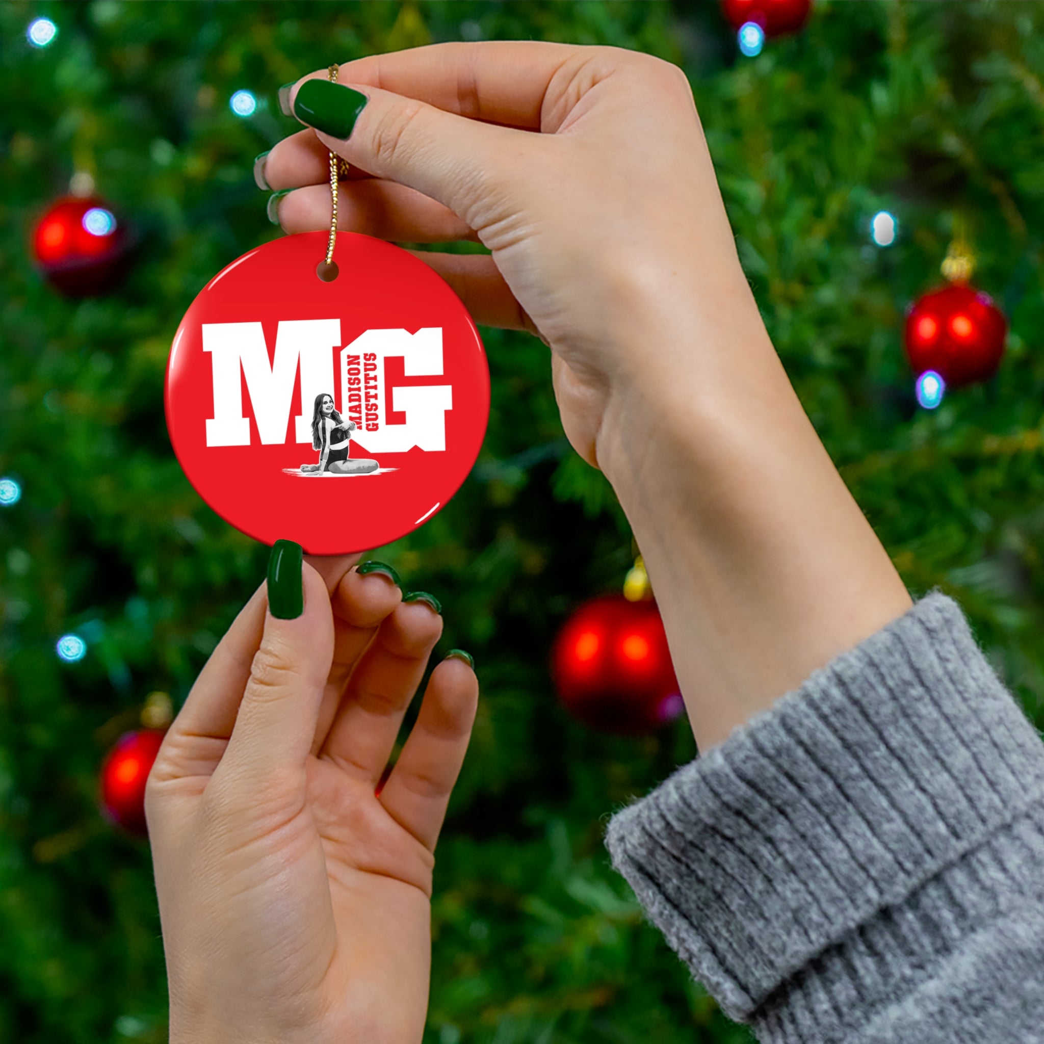 Madison Gustitus Ceramic Ornament