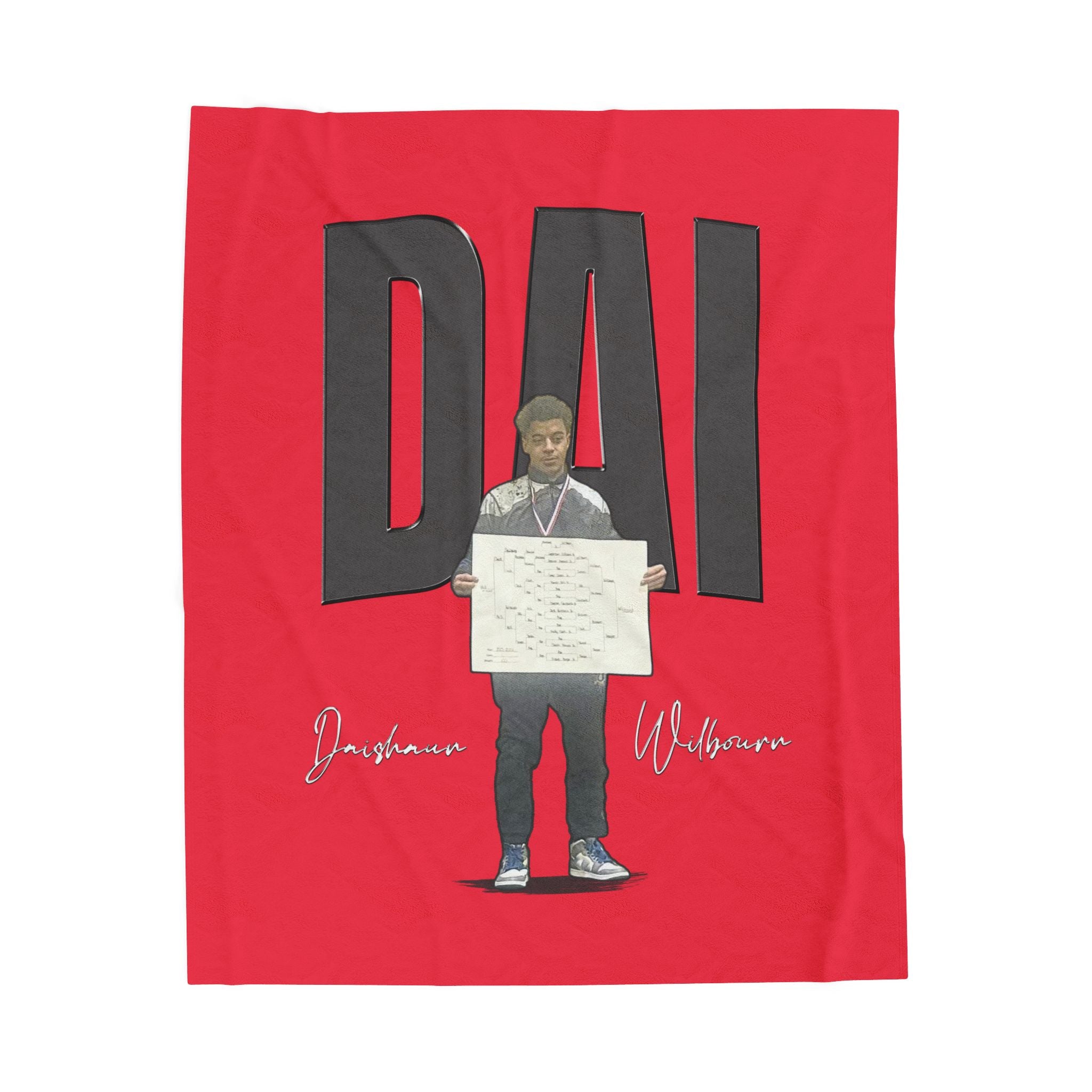 Daishaun Wilbourn Velveteen Plush Blanket