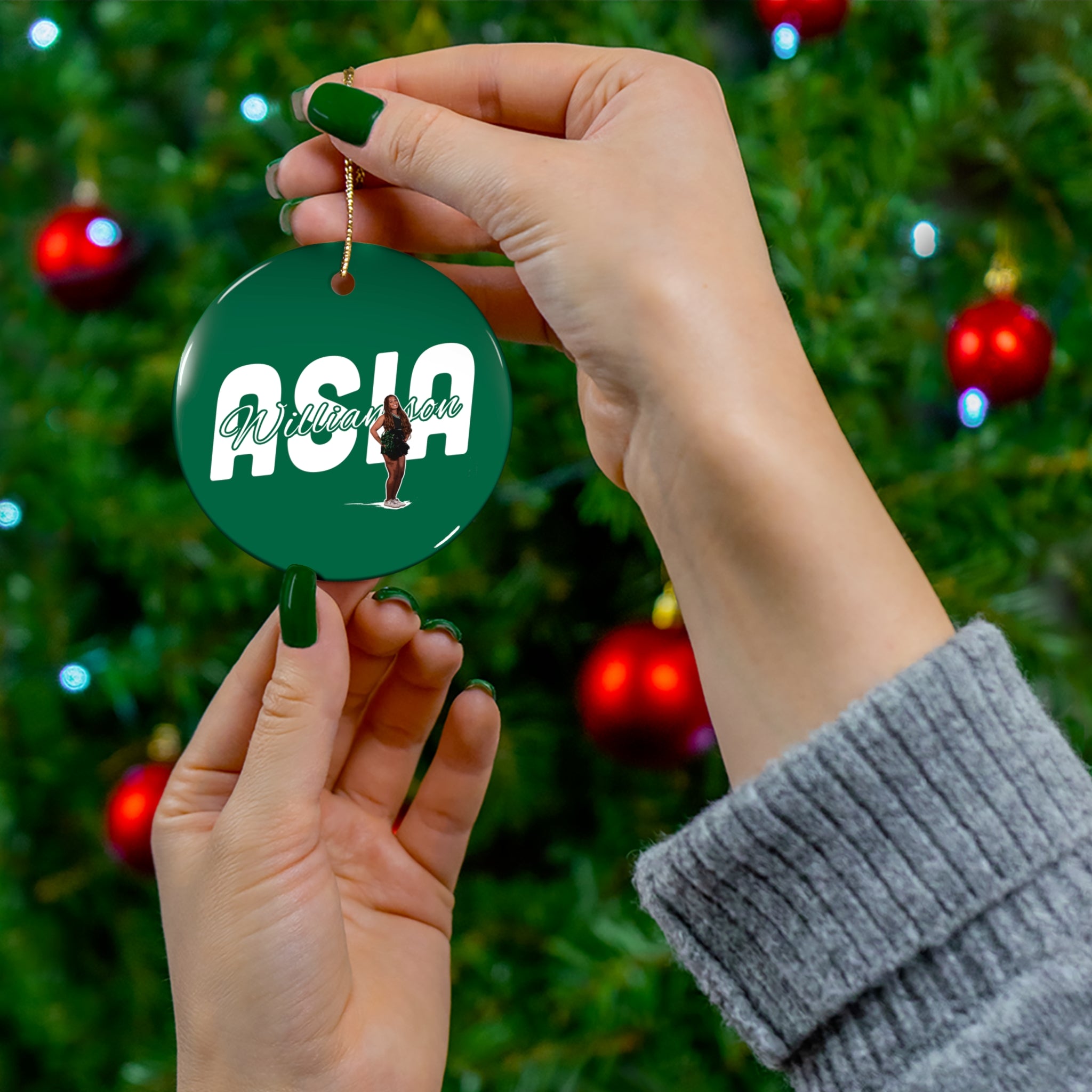 Asia Williamson Ceramic Ornament