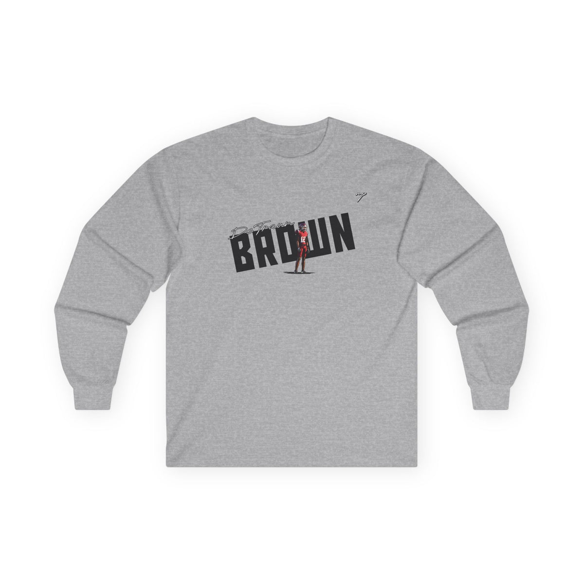 De'Traun Brown Long Sleeve Tee