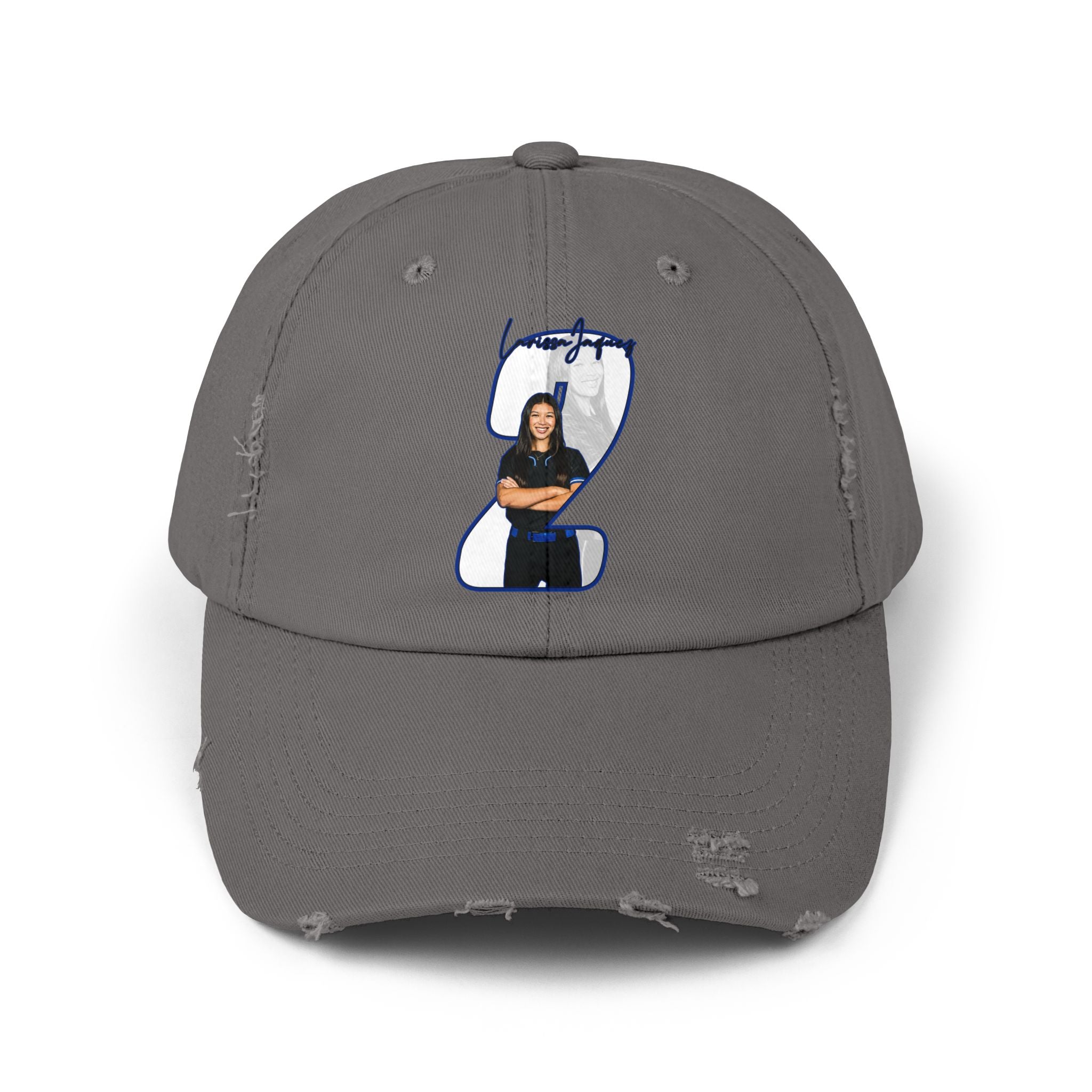 Larissa Jacquez Distressed Dad Cap