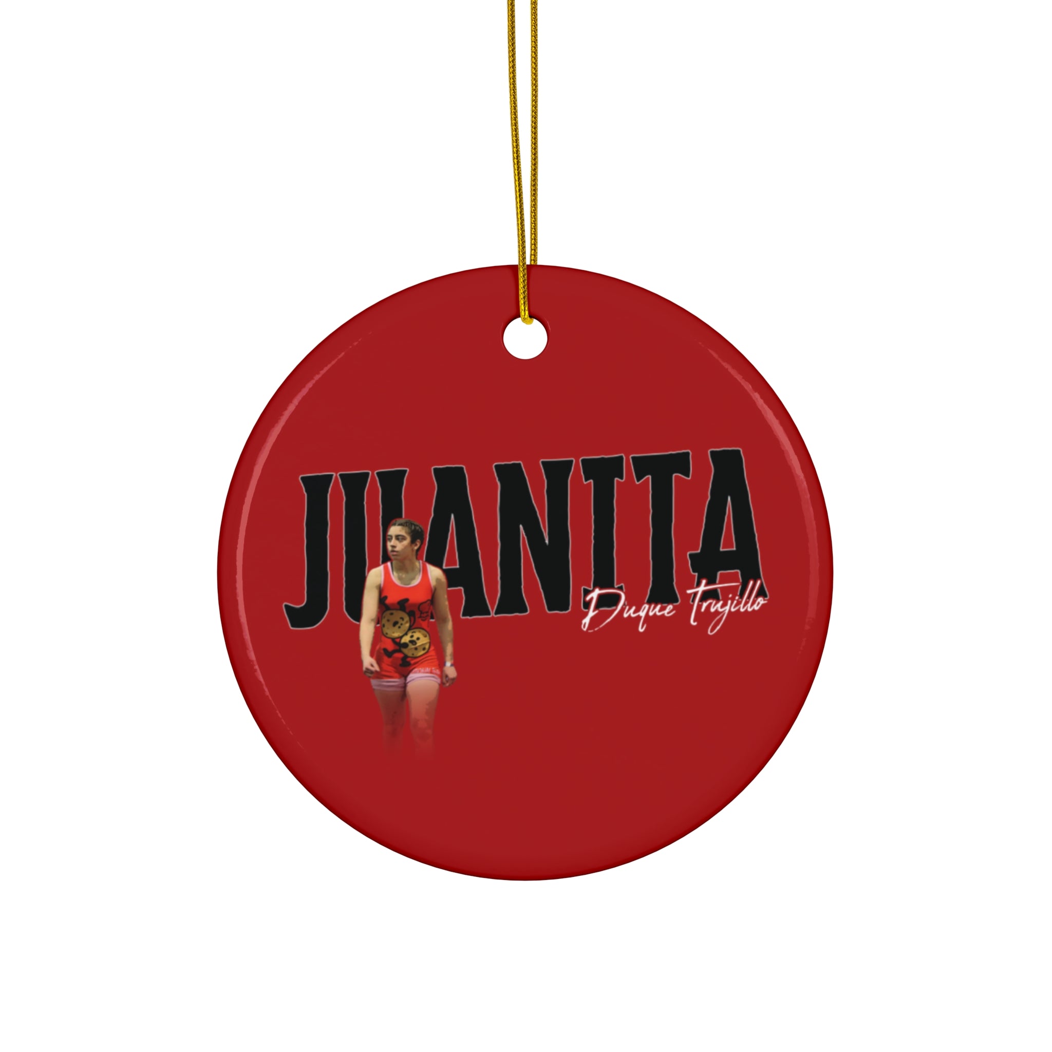 Juanita Duque Trujillo Ceramic Ornament