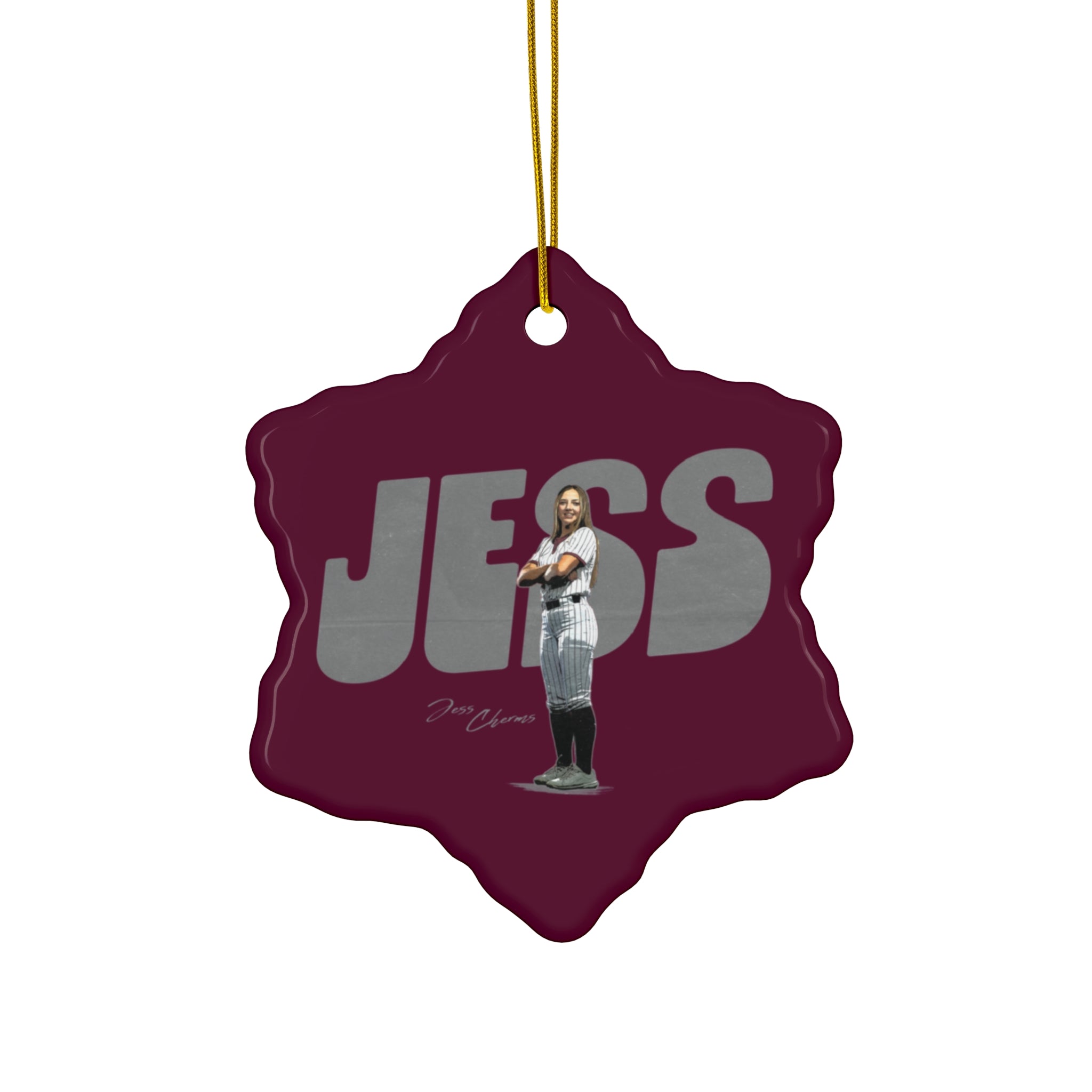 Jessica Cherms Ceramic Ornament