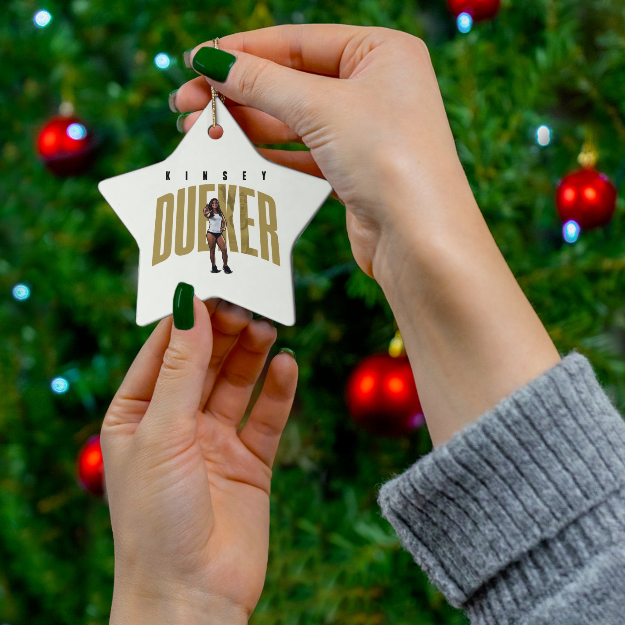 Kinsey Dueker Ceramic Ornament