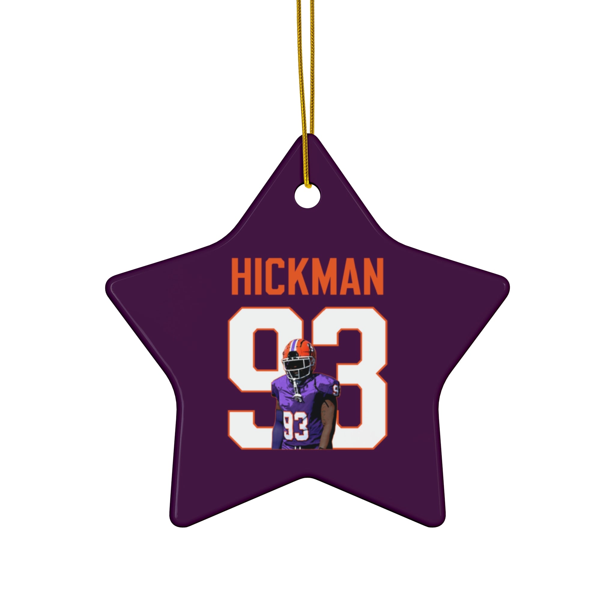 Thomas Hickman Ceramic Ornament