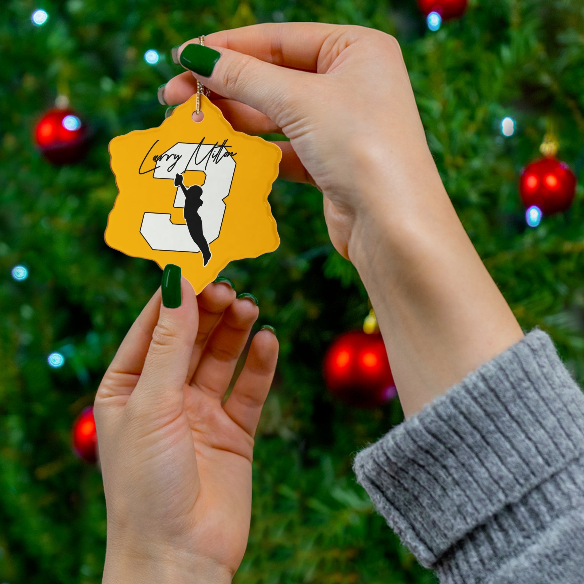 Larry Milton Ceramic Ornament