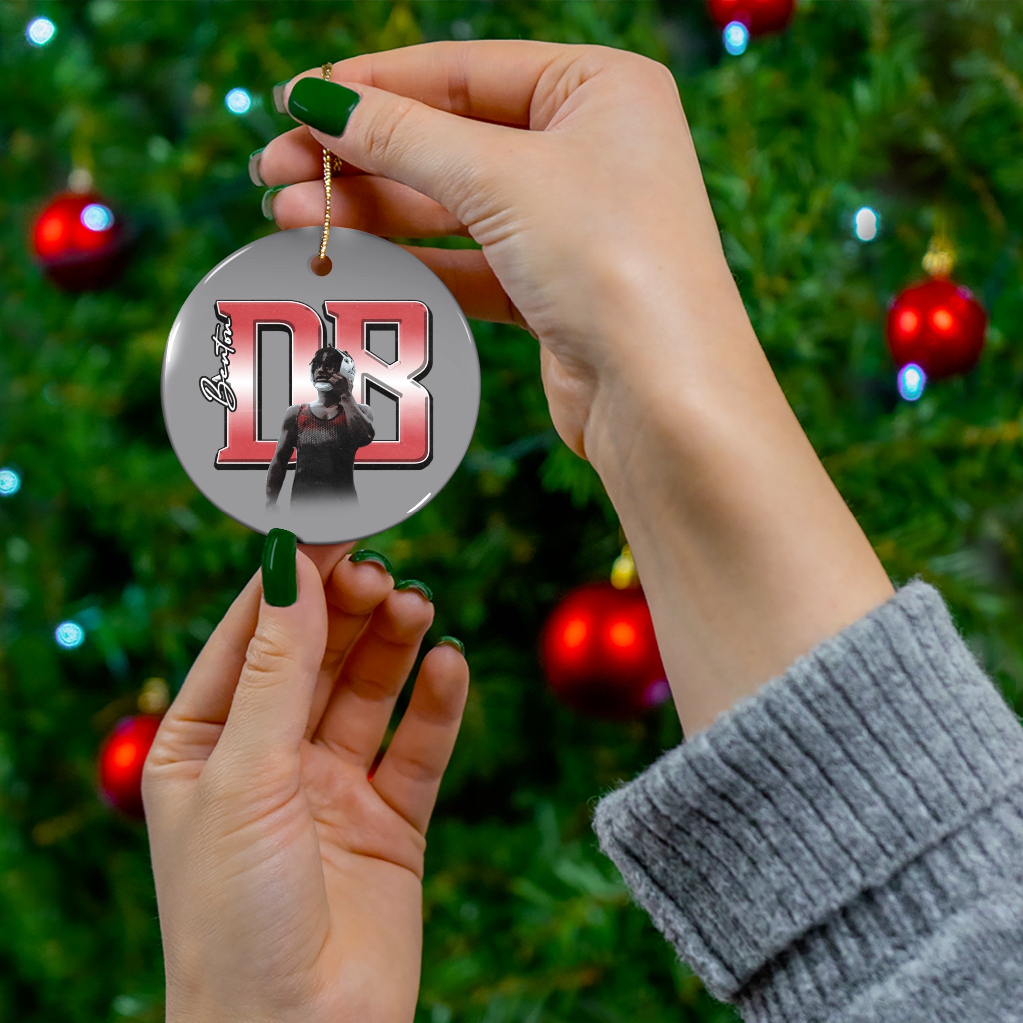 Denzel Benton Ceramic Ornament