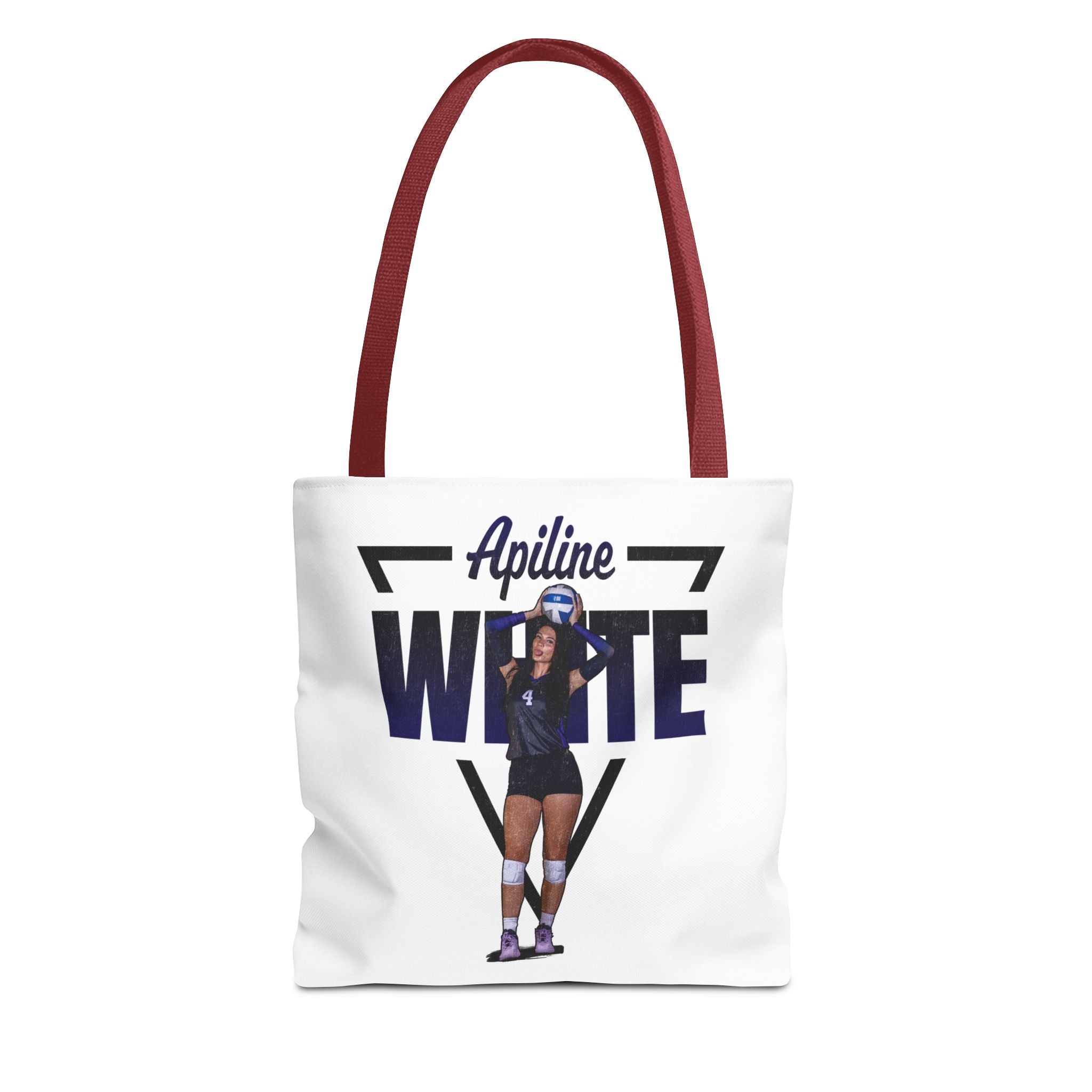 Apiline White Tote Bag