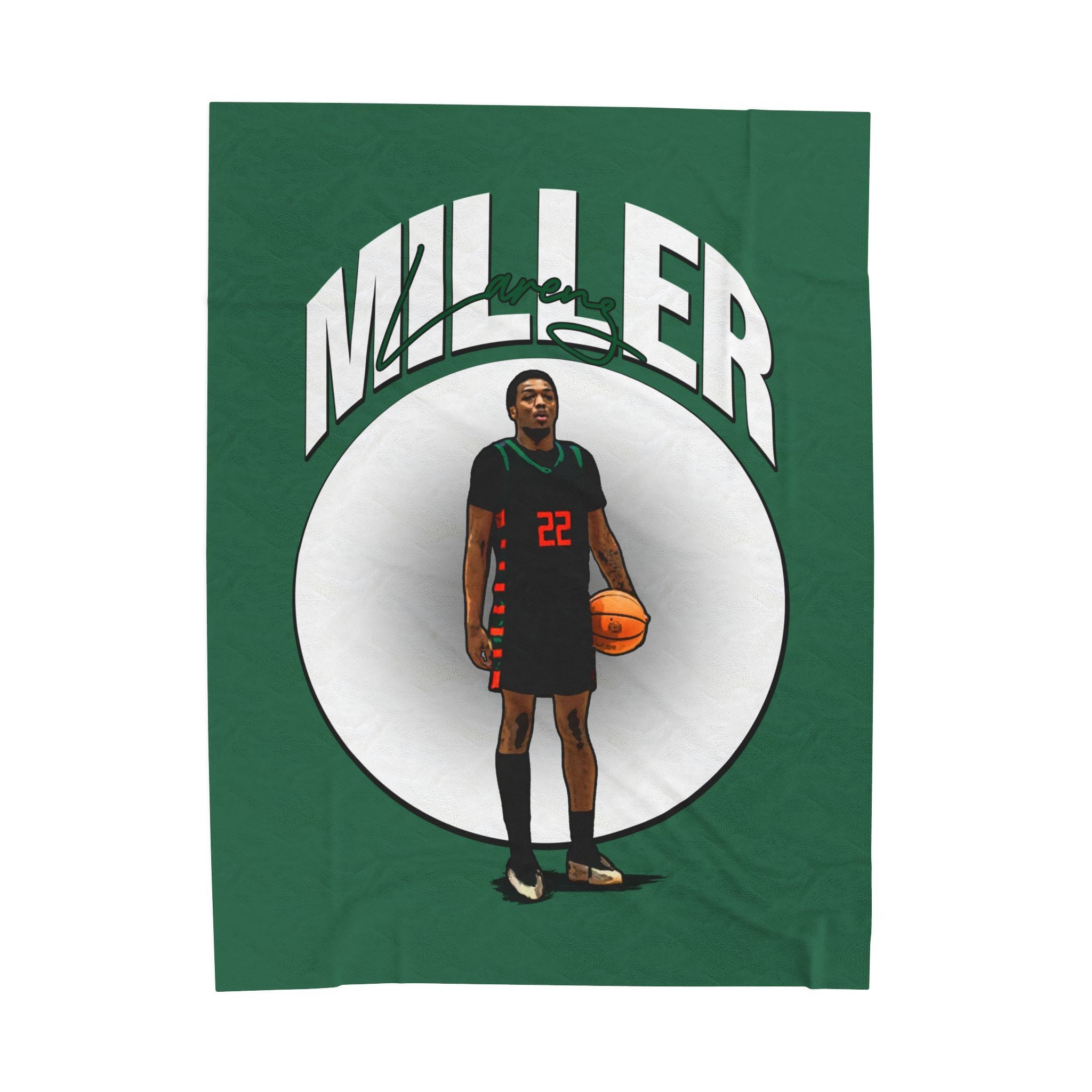 Larenz Miller Velveteen Plush Blanket