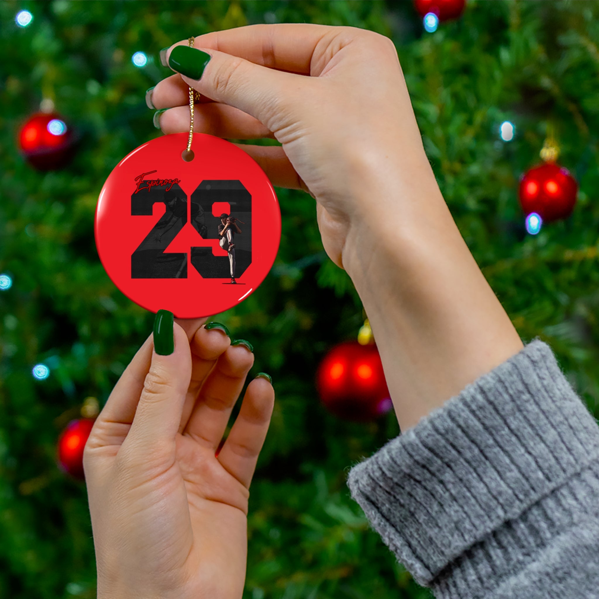 Jorden Espinoza Ceramic Ornament