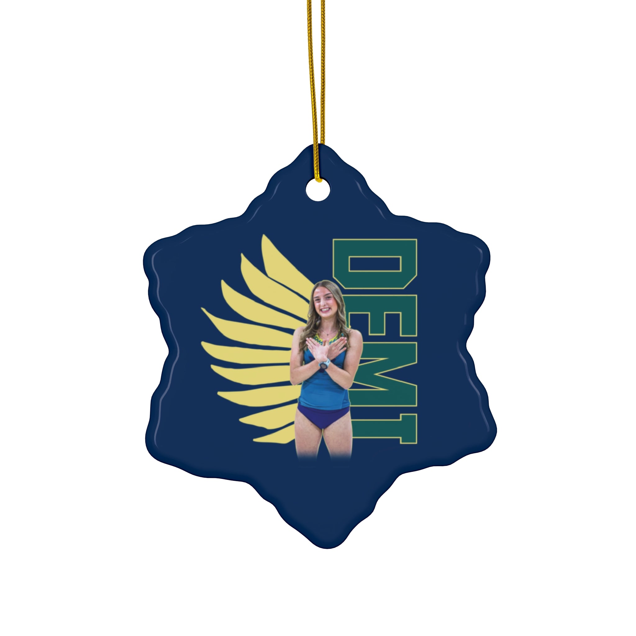 Demi Nicholas Ceramic Ornament