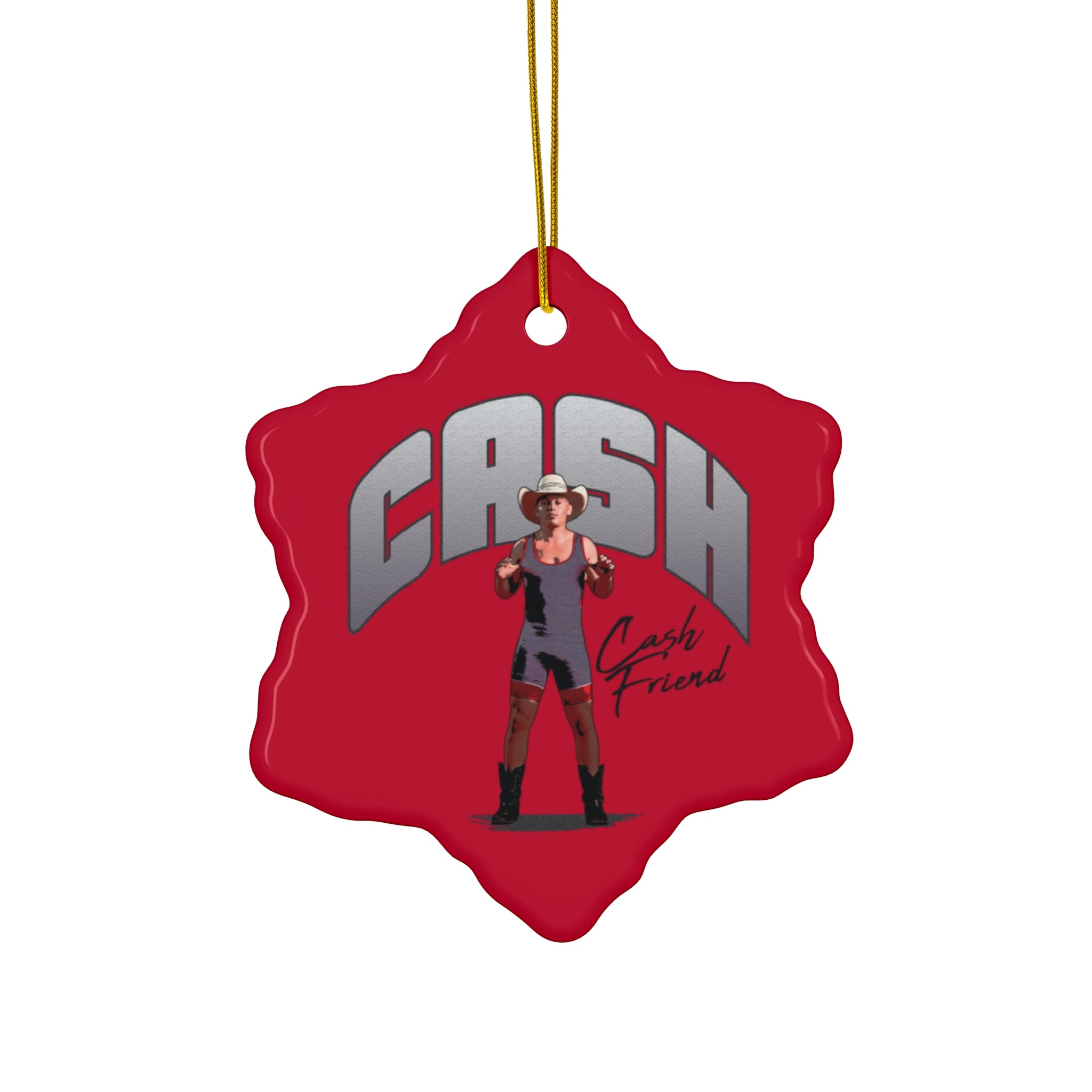 Cash Friend Ceramic Ornament