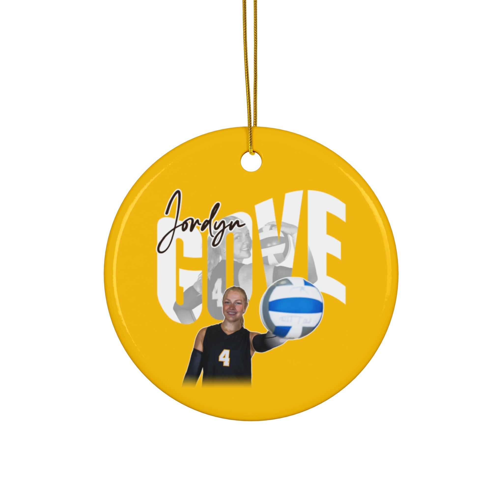 Jordyn Gove Ceramic Ornament
