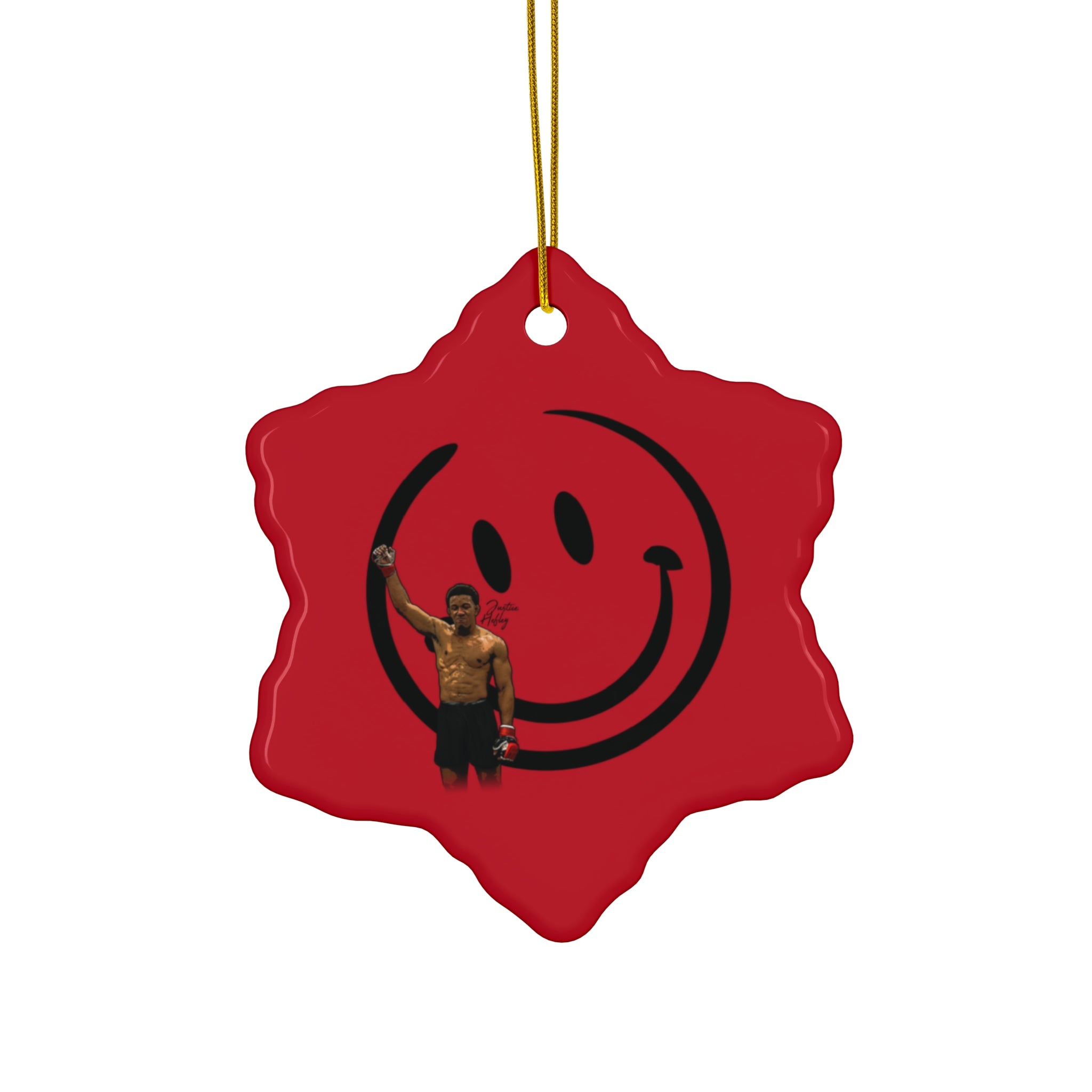 Justice Hefley Ceramic Ornament