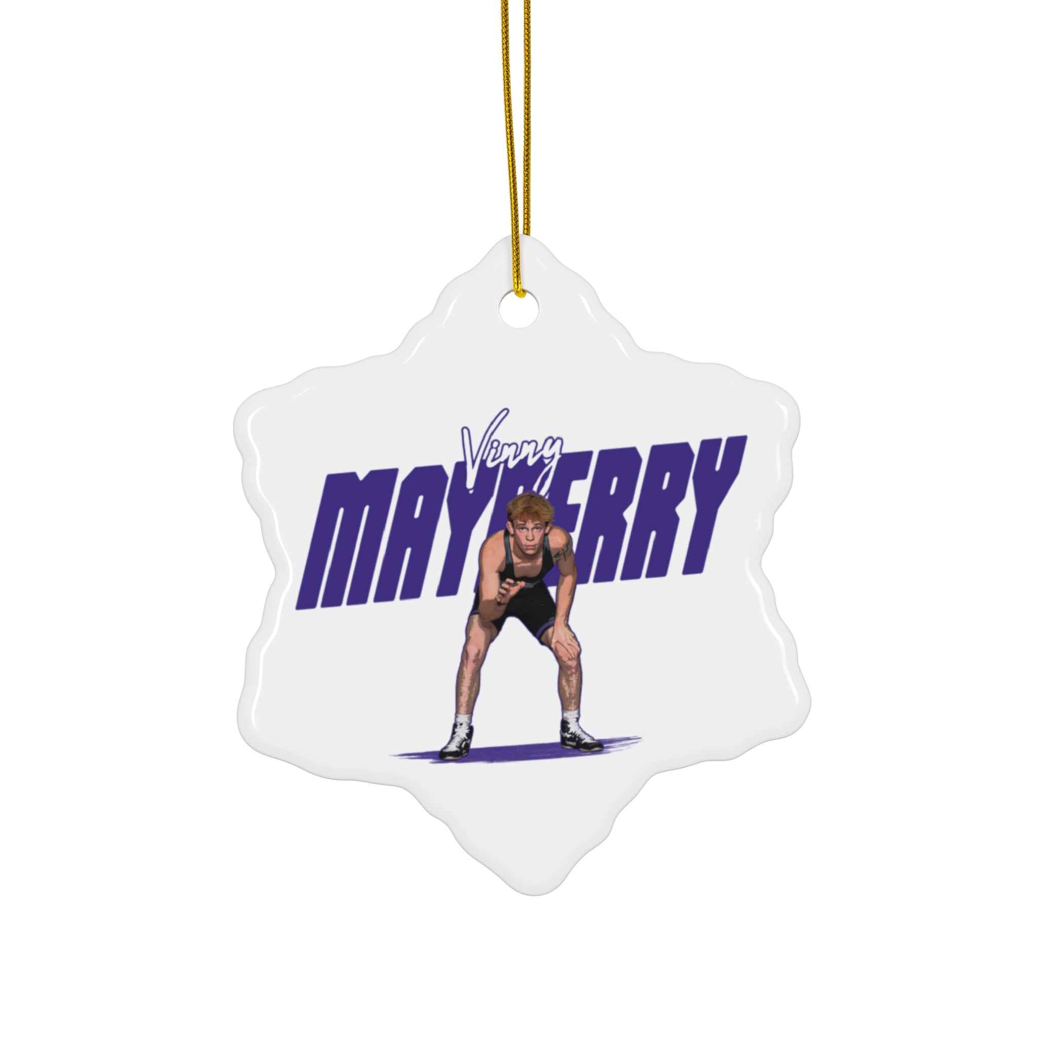 Vinny Mayberry Ceramic Ornament